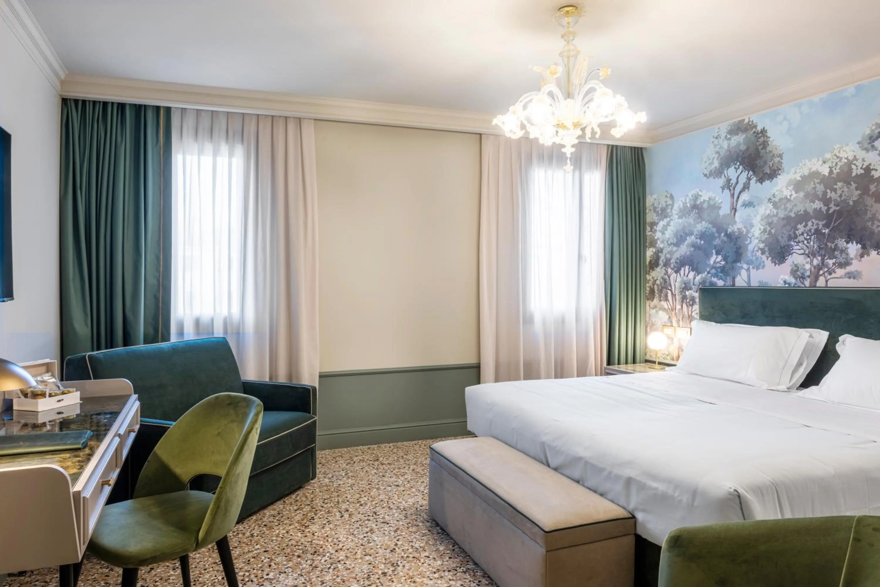 Bed in Hotel Villa Viridia