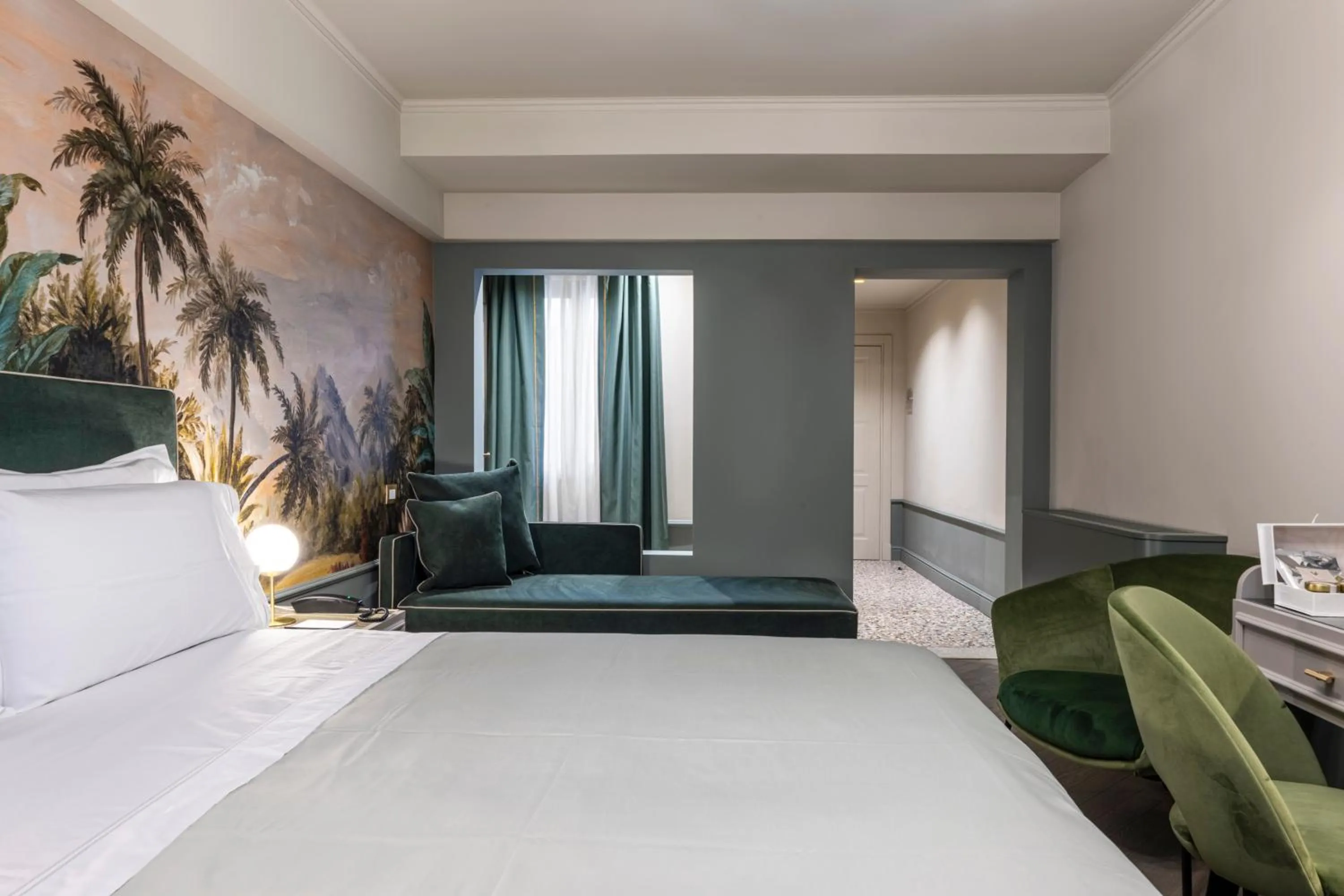 Bed in Hotel Villa Viridia