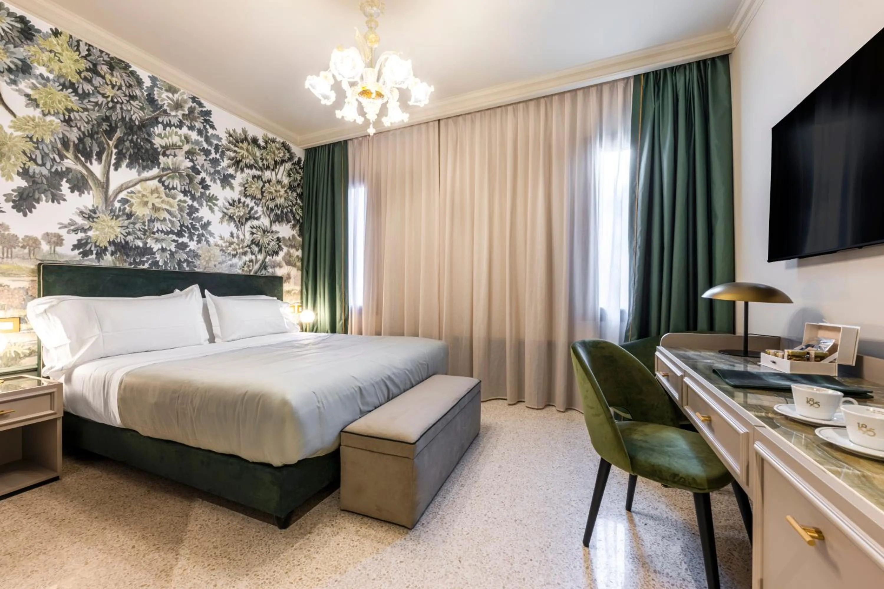 Bed in Hotel Villa Viridia