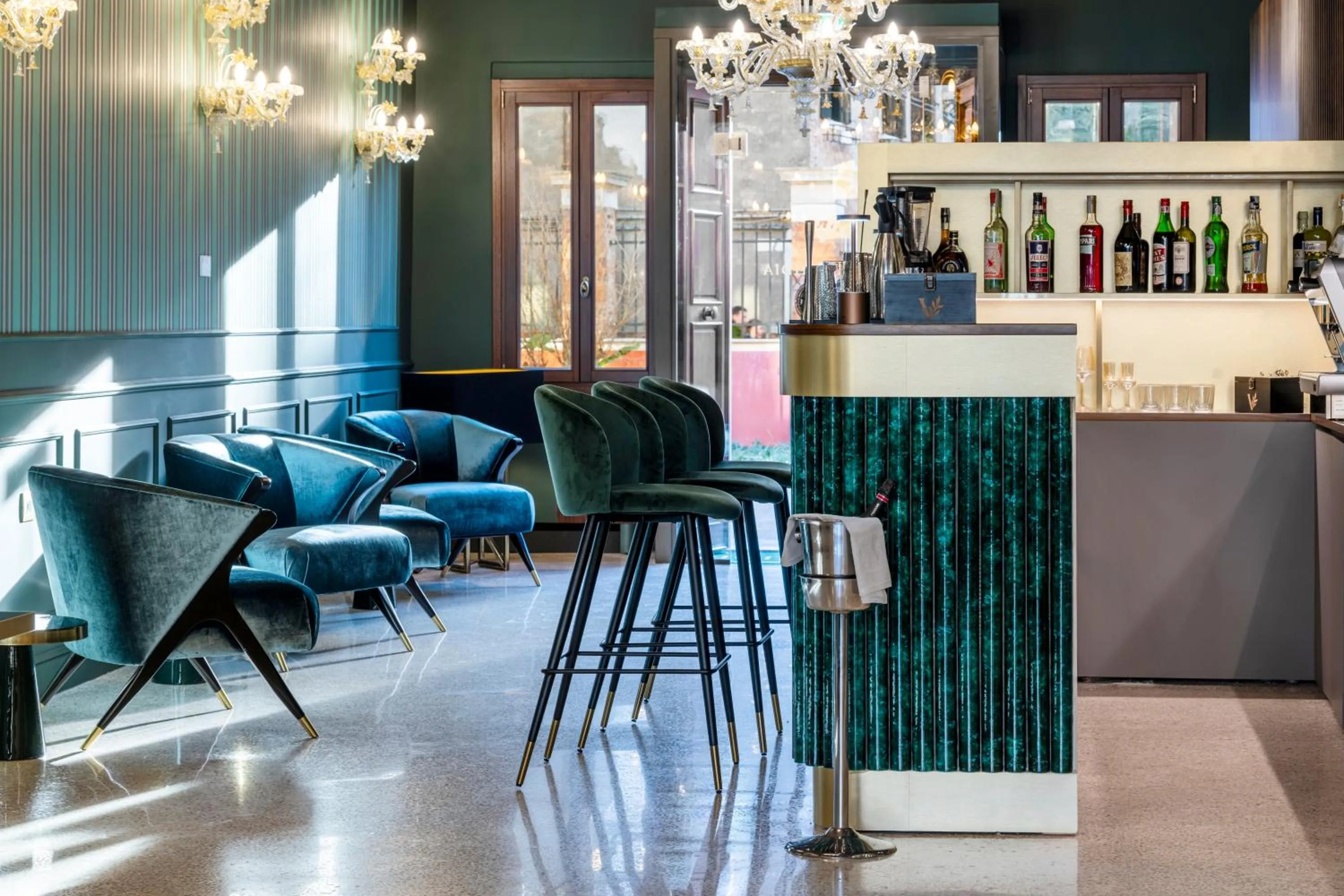 Lounge or bar in Hotel Villa Viridia