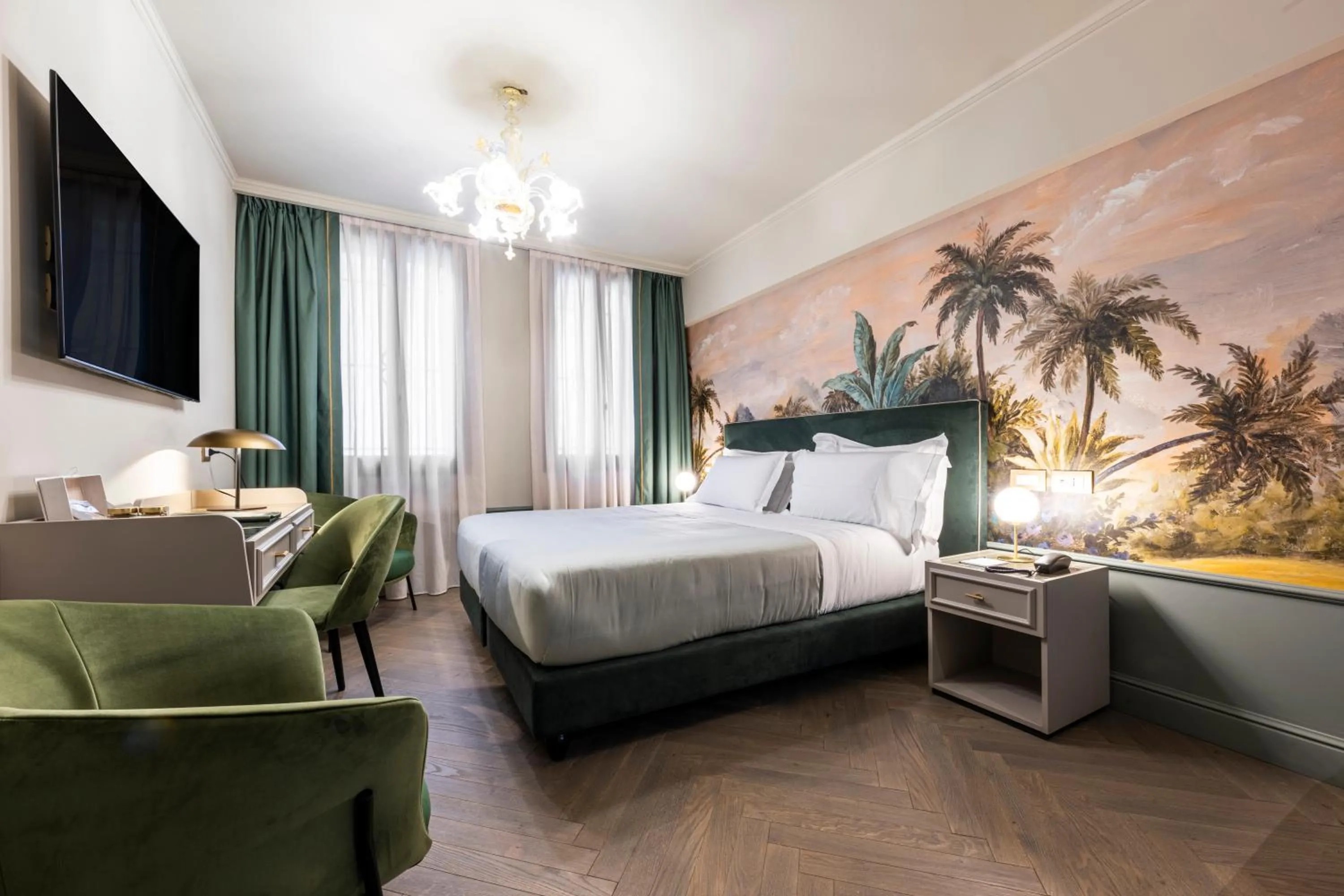 Bed in Hotel Villa Viridia