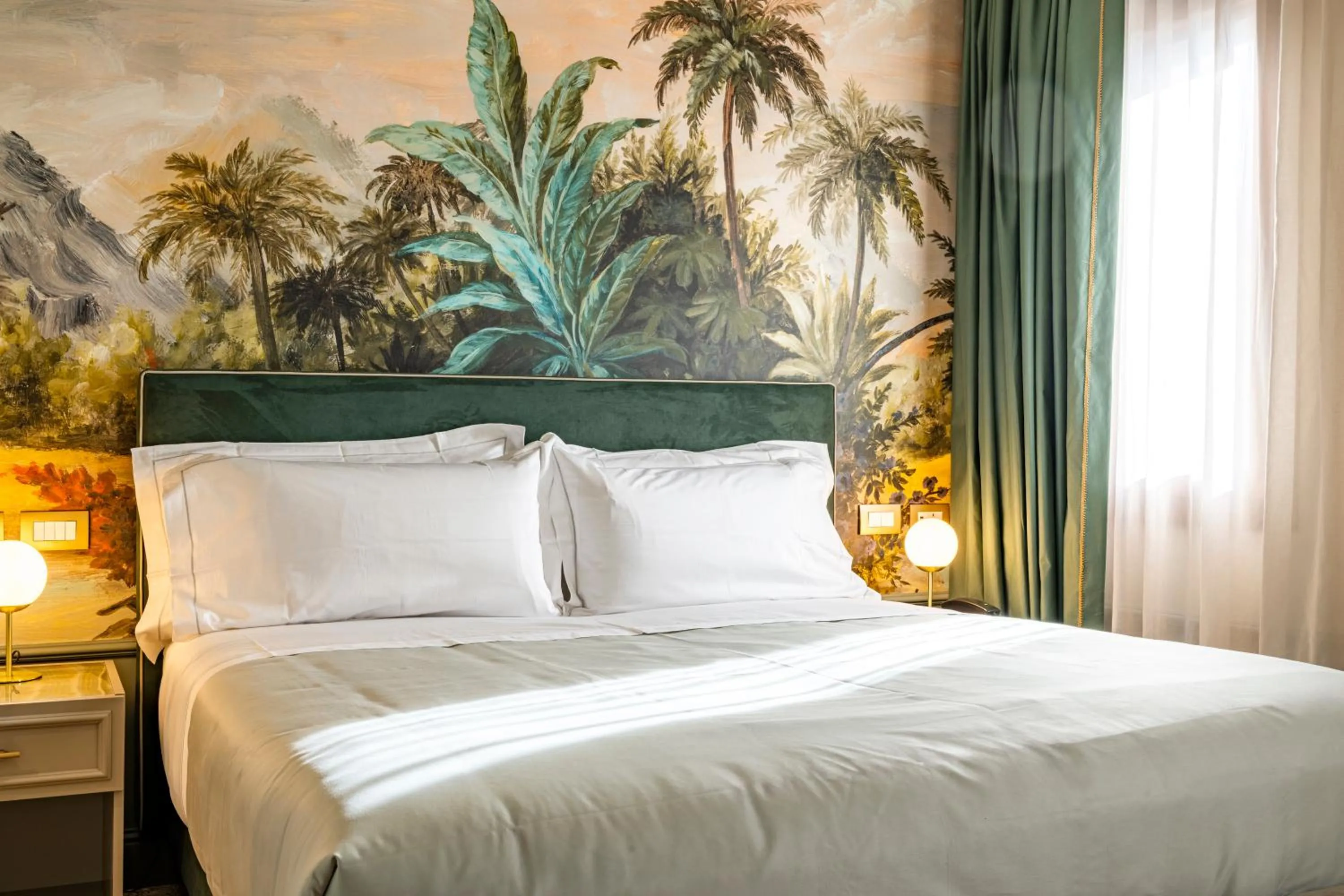 Bed in Hotel Villa Viridia