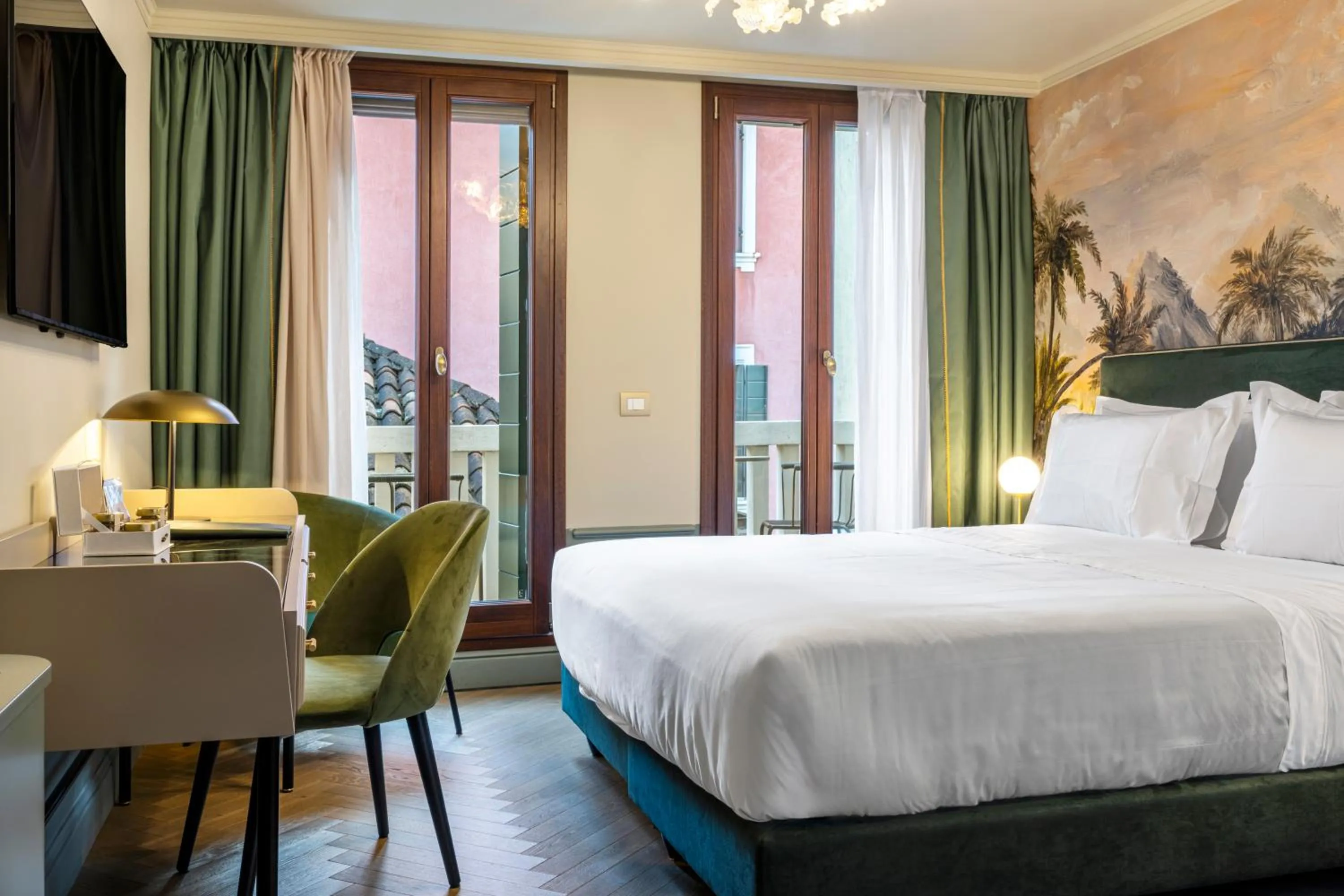 Bed in Hotel Villa Viridia