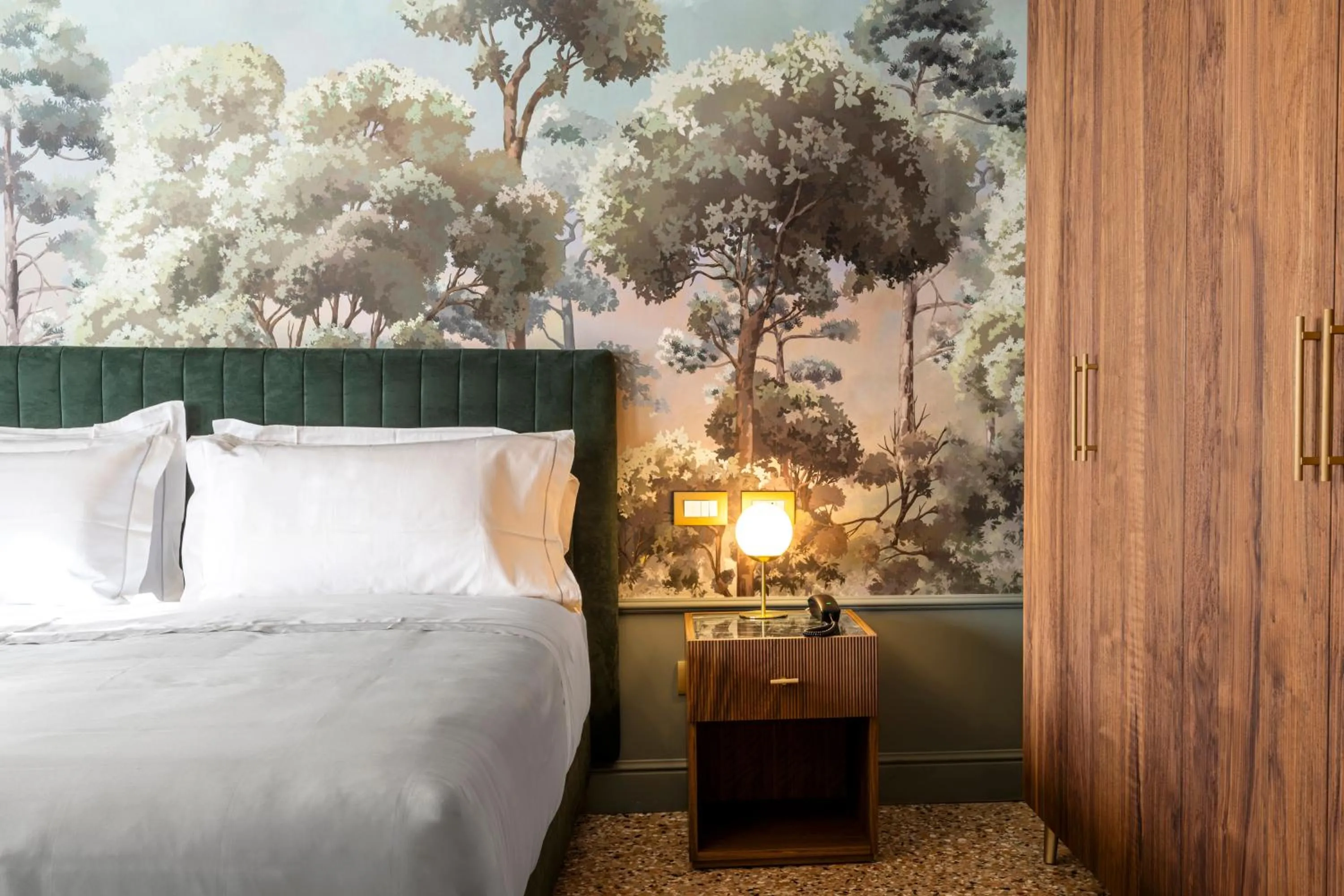 Bed in Hotel Villa Viridia