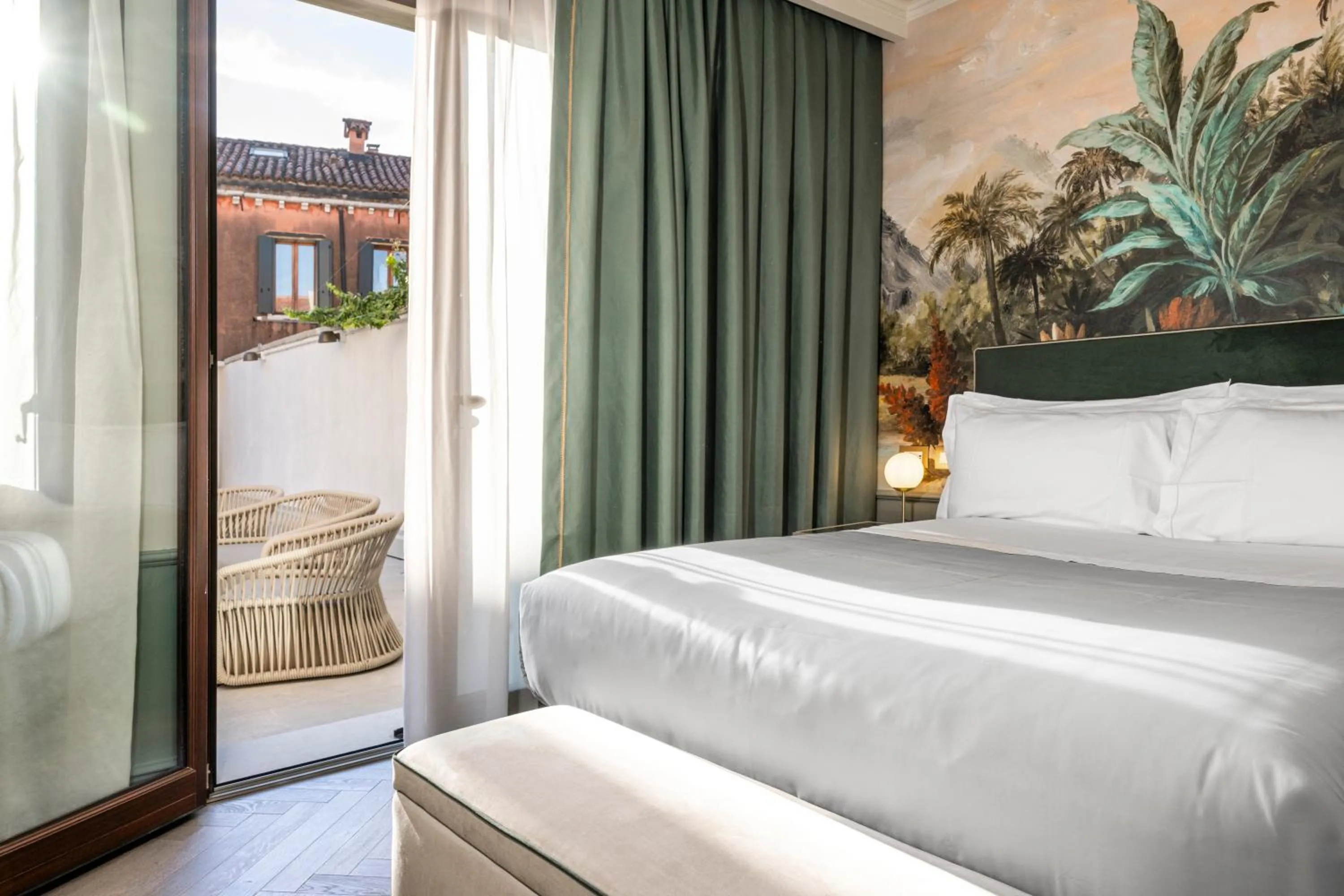 Bed in Hotel Villa Viridia