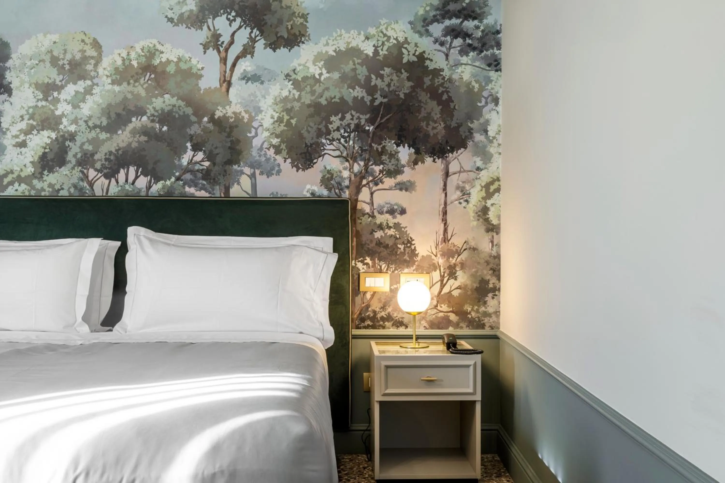 Bed in Hotel Villa Viridia