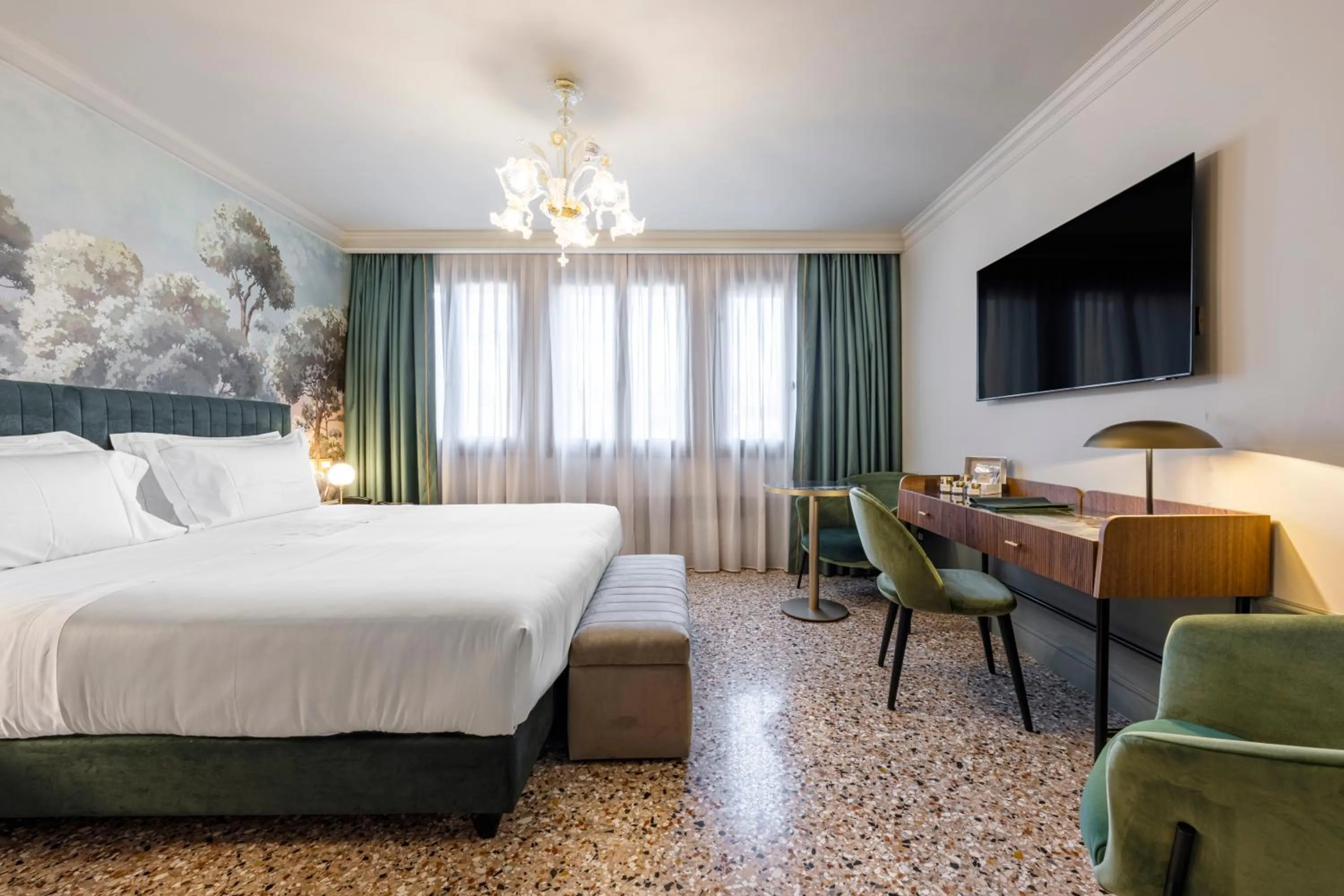 Bed in Hotel Villa Viridia