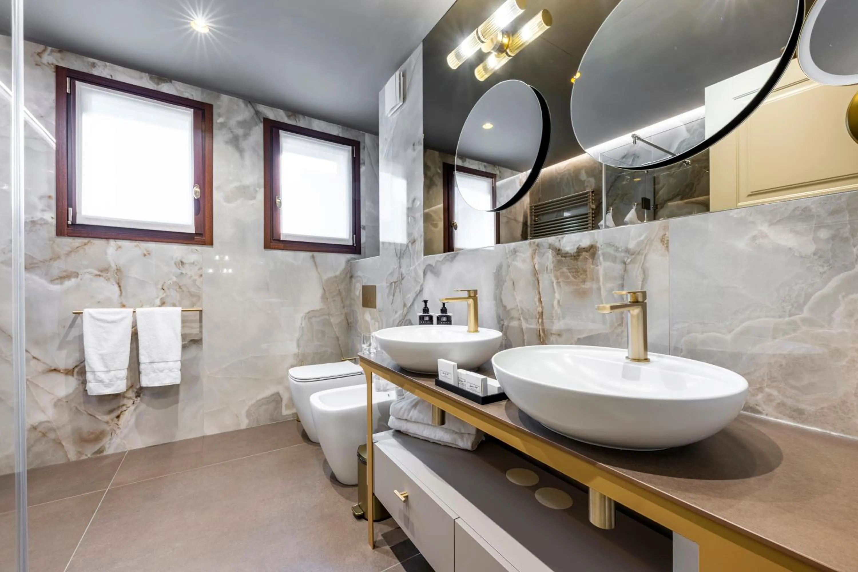 Shower in Hotel Villa Viridia