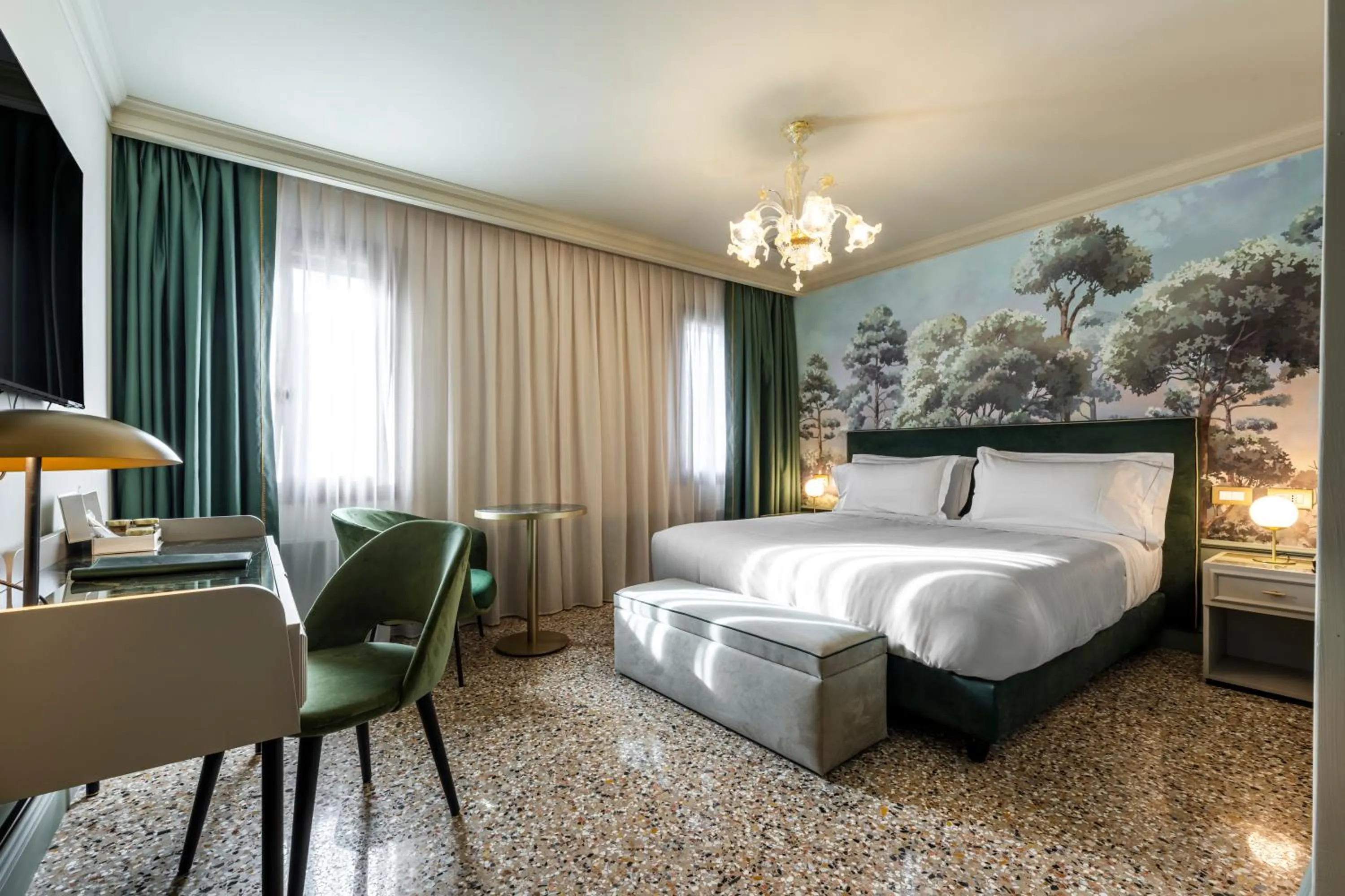 Bed in Hotel Villa Viridia