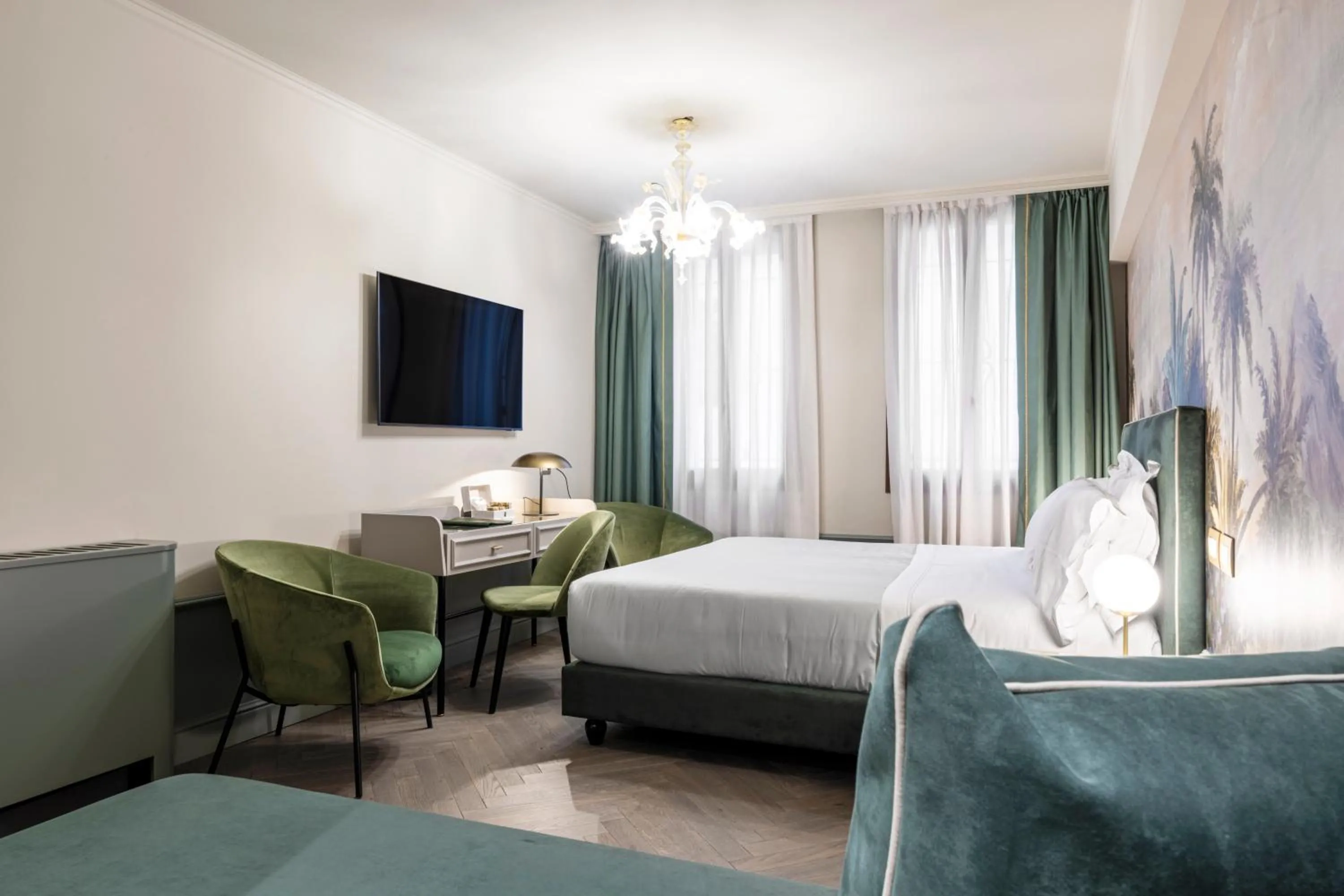 Bed in Hotel Villa Viridia