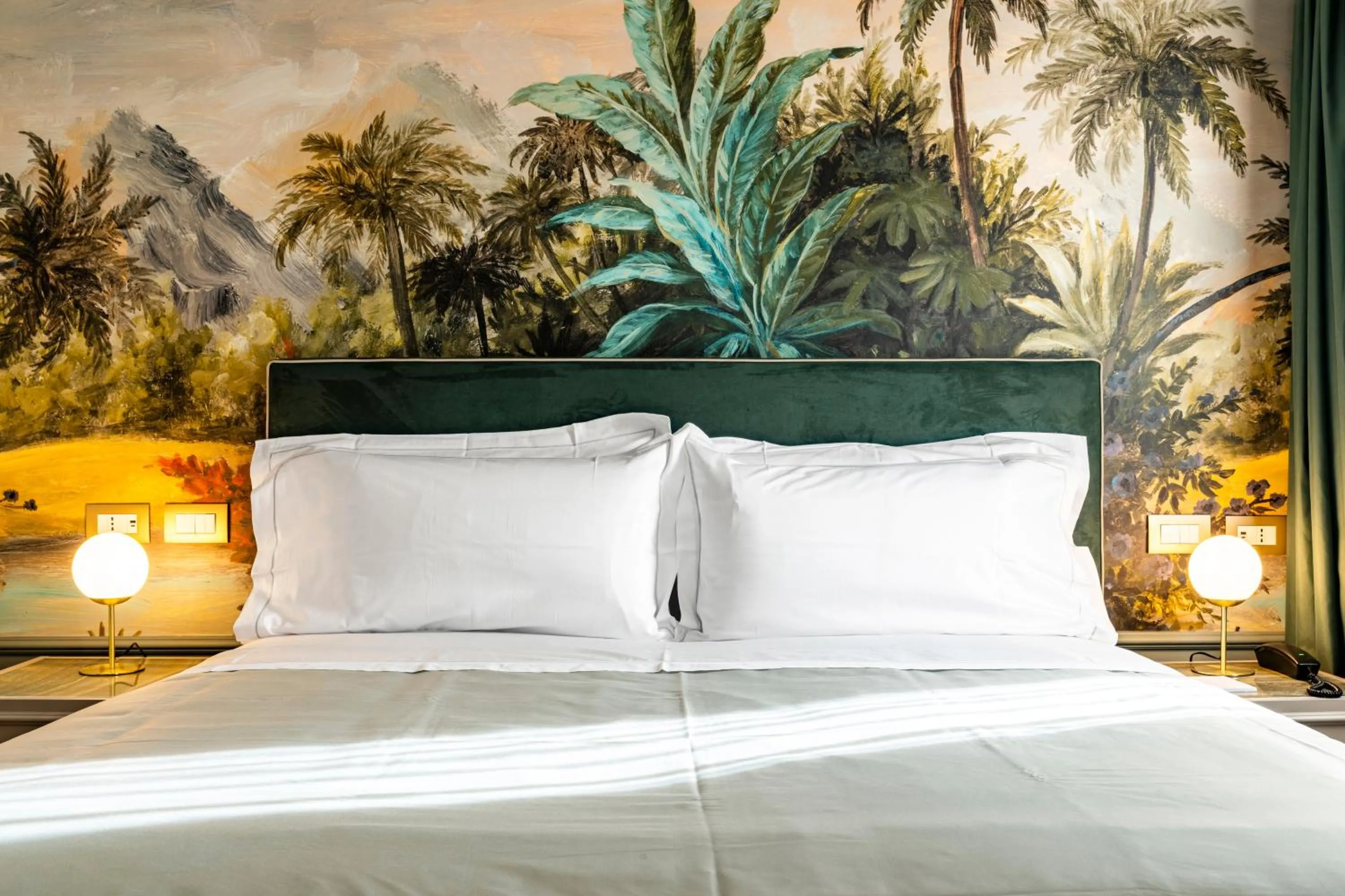 Bed in Hotel Villa Viridia