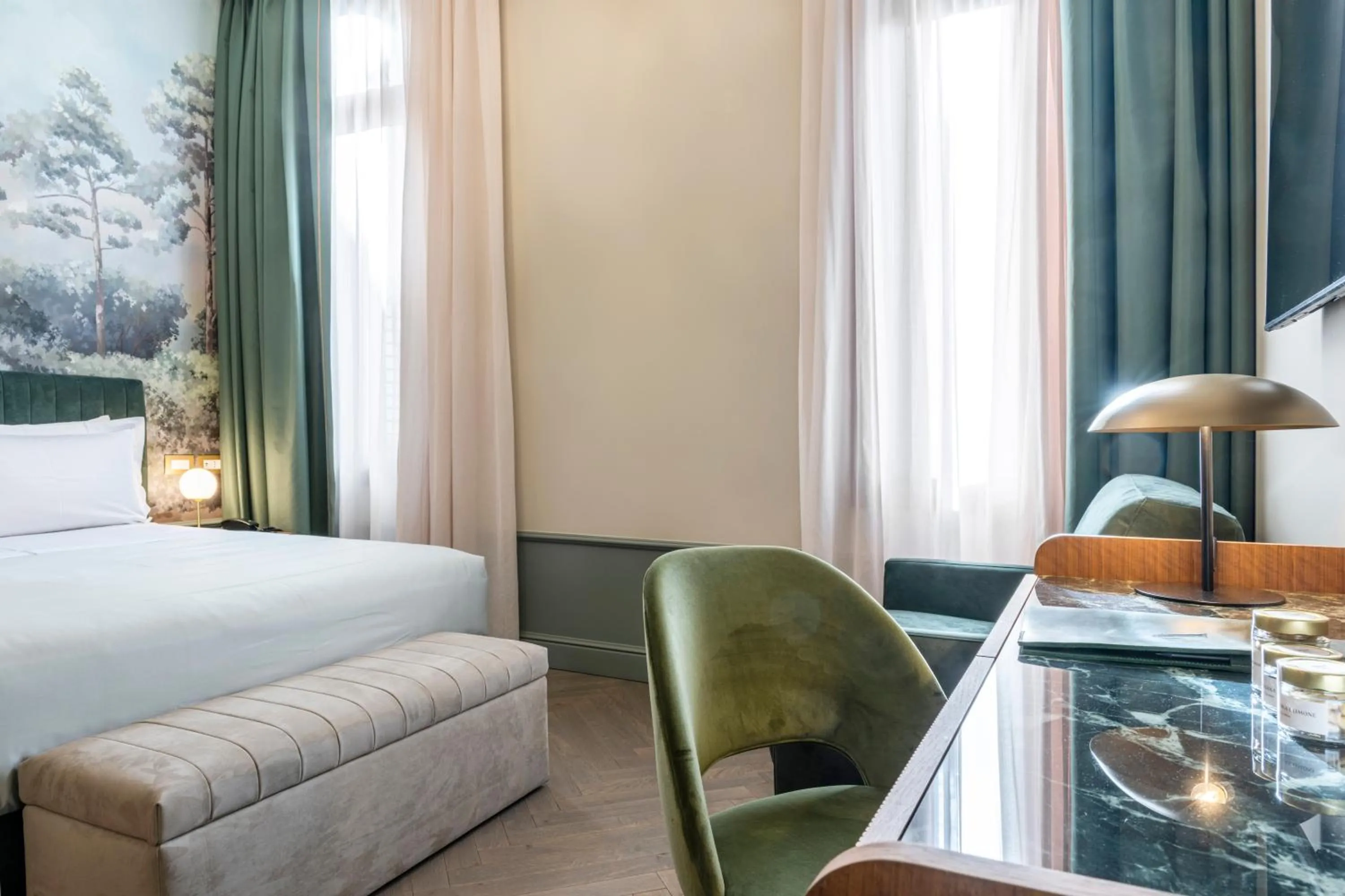 Bed in Hotel Villa Viridia
