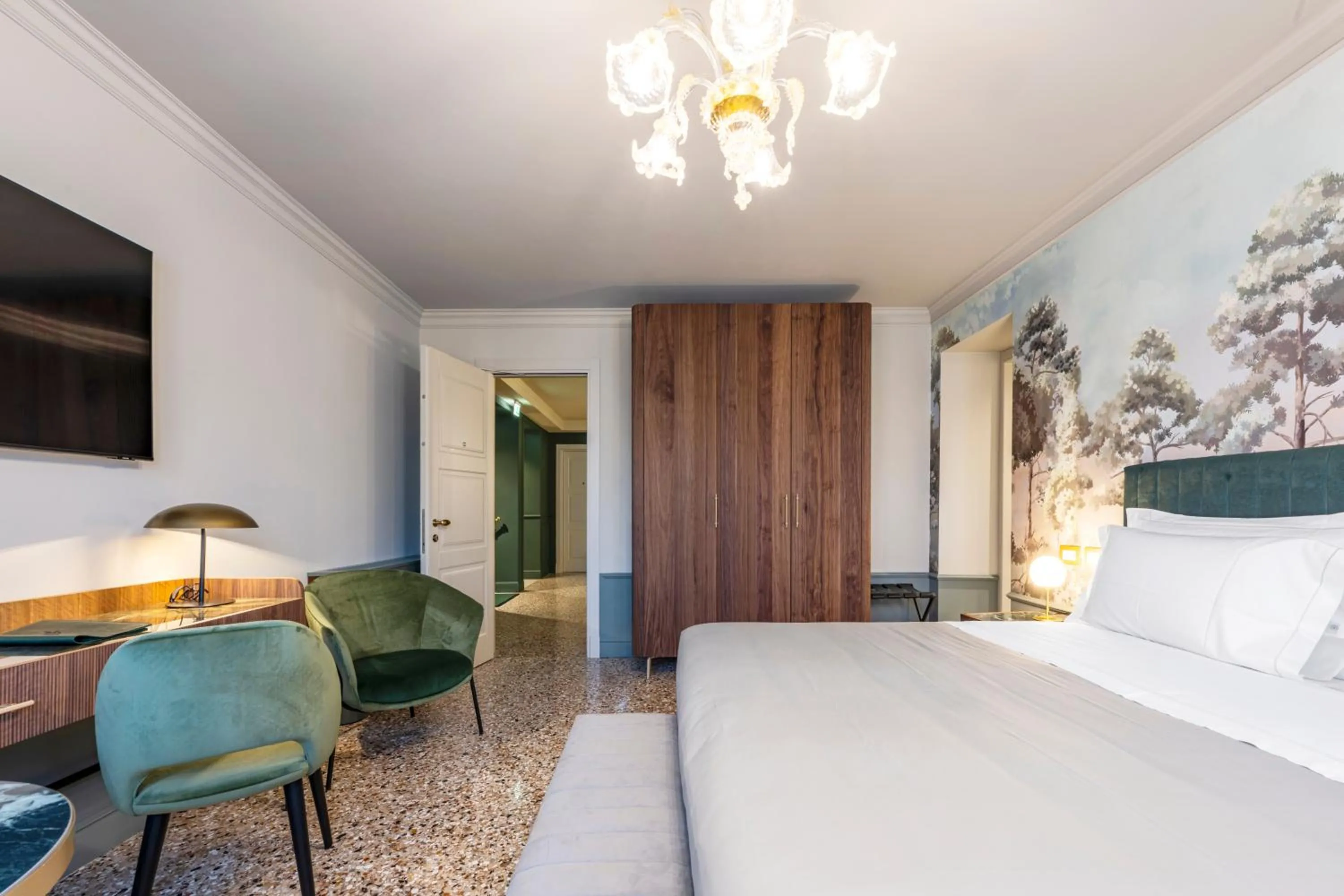 Bed in Hotel Villa Viridia