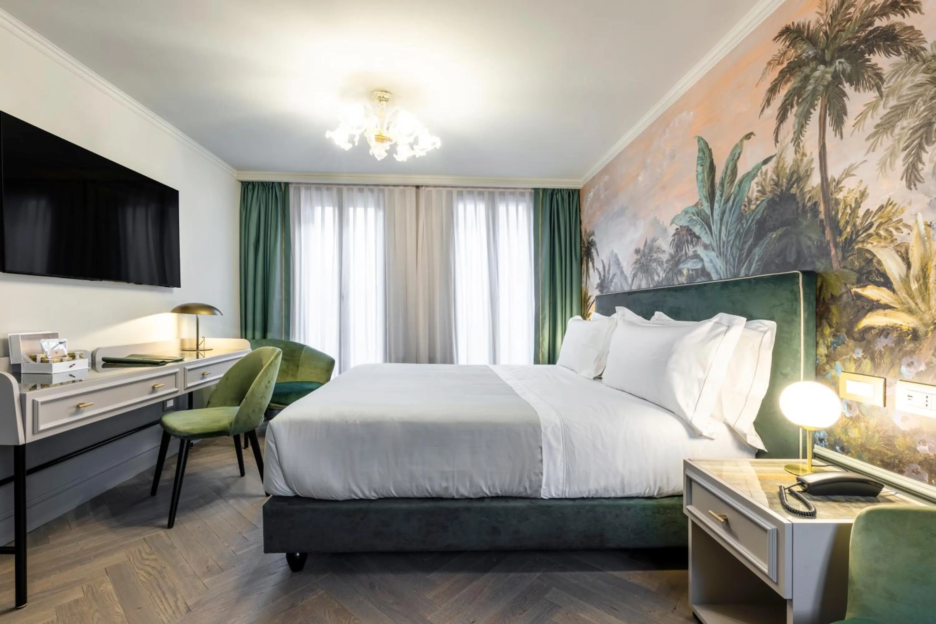 Bed in Hotel Villa Viridia