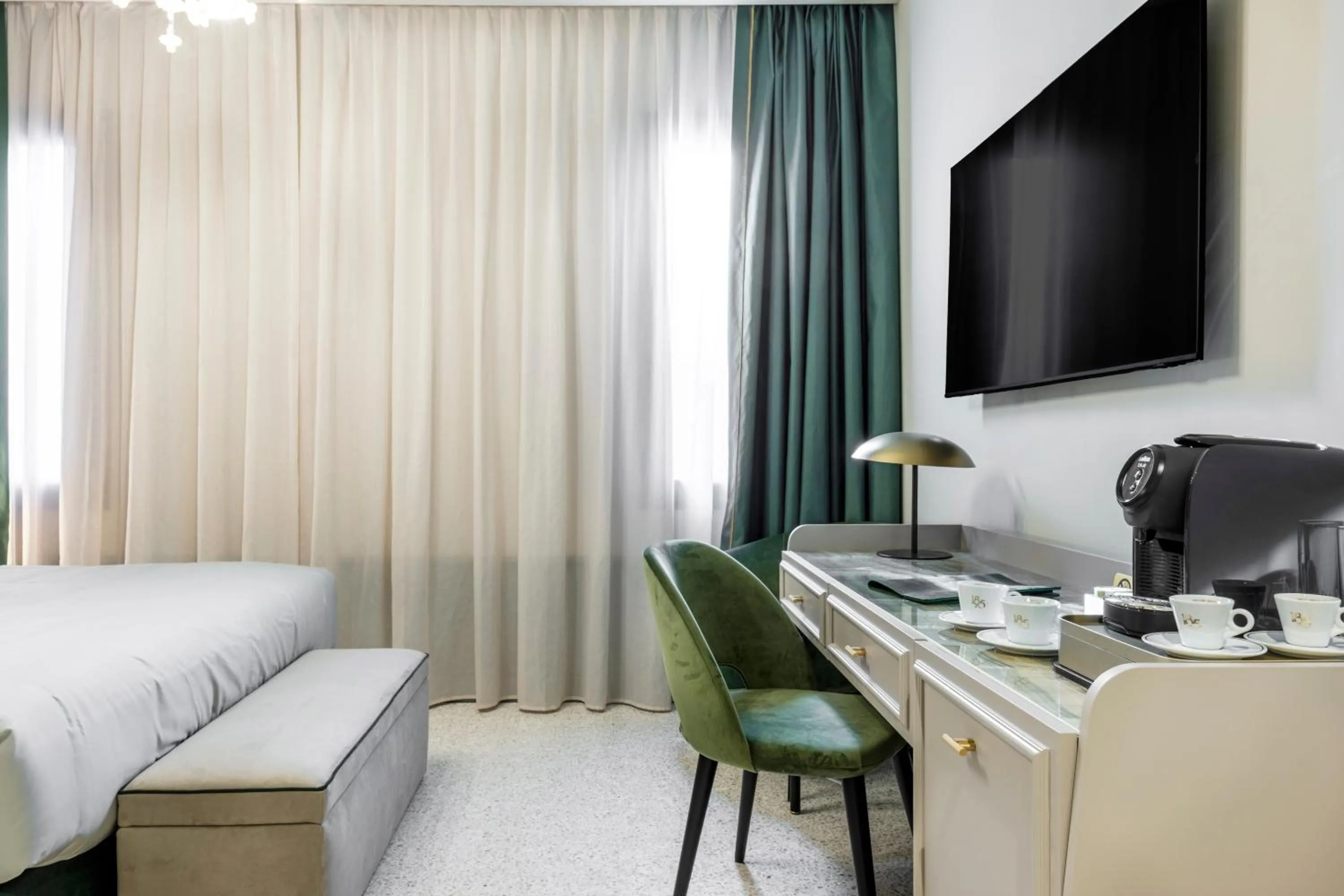 Bed in Hotel Villa Viridia