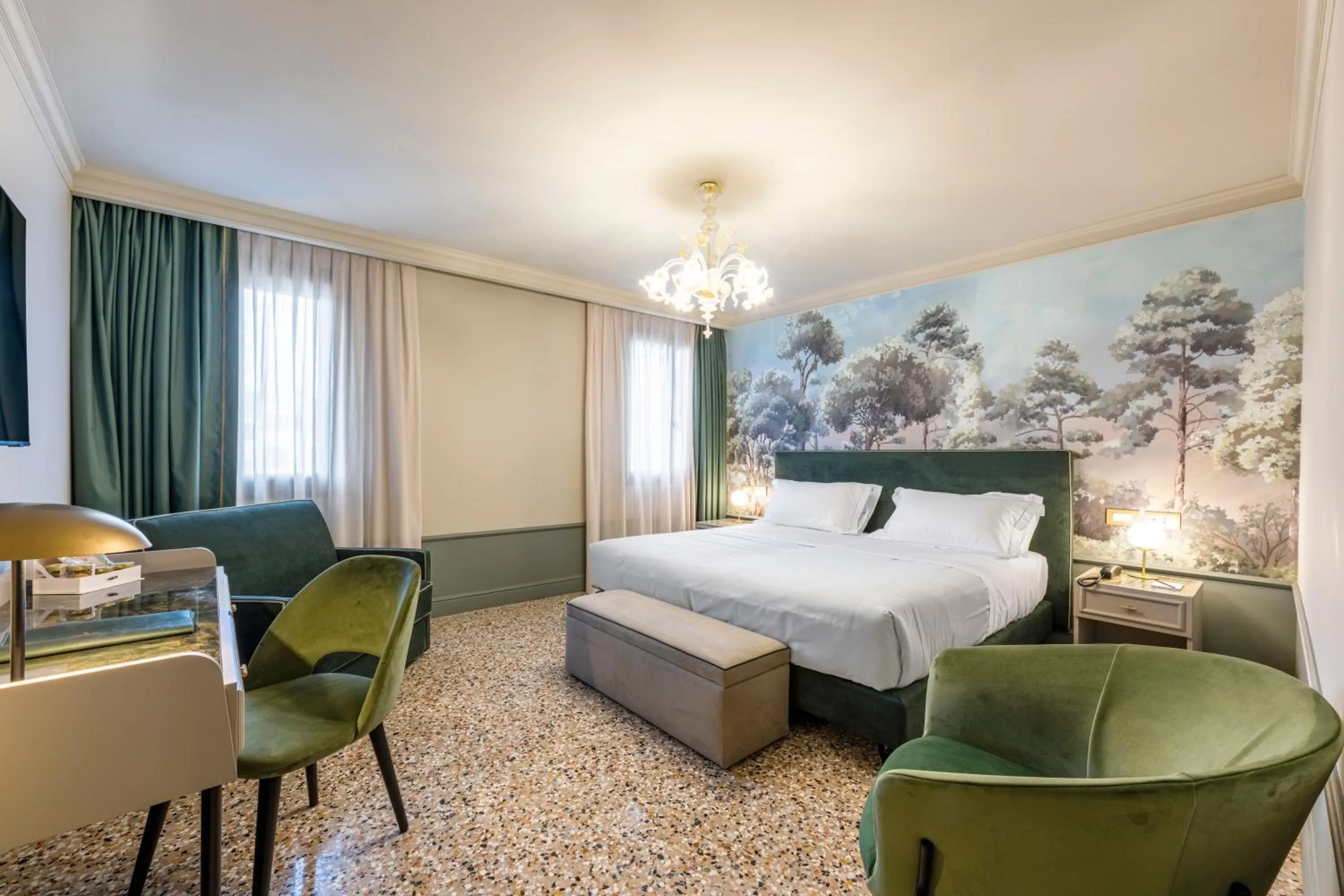 Bed in Hotel Villa Viridia