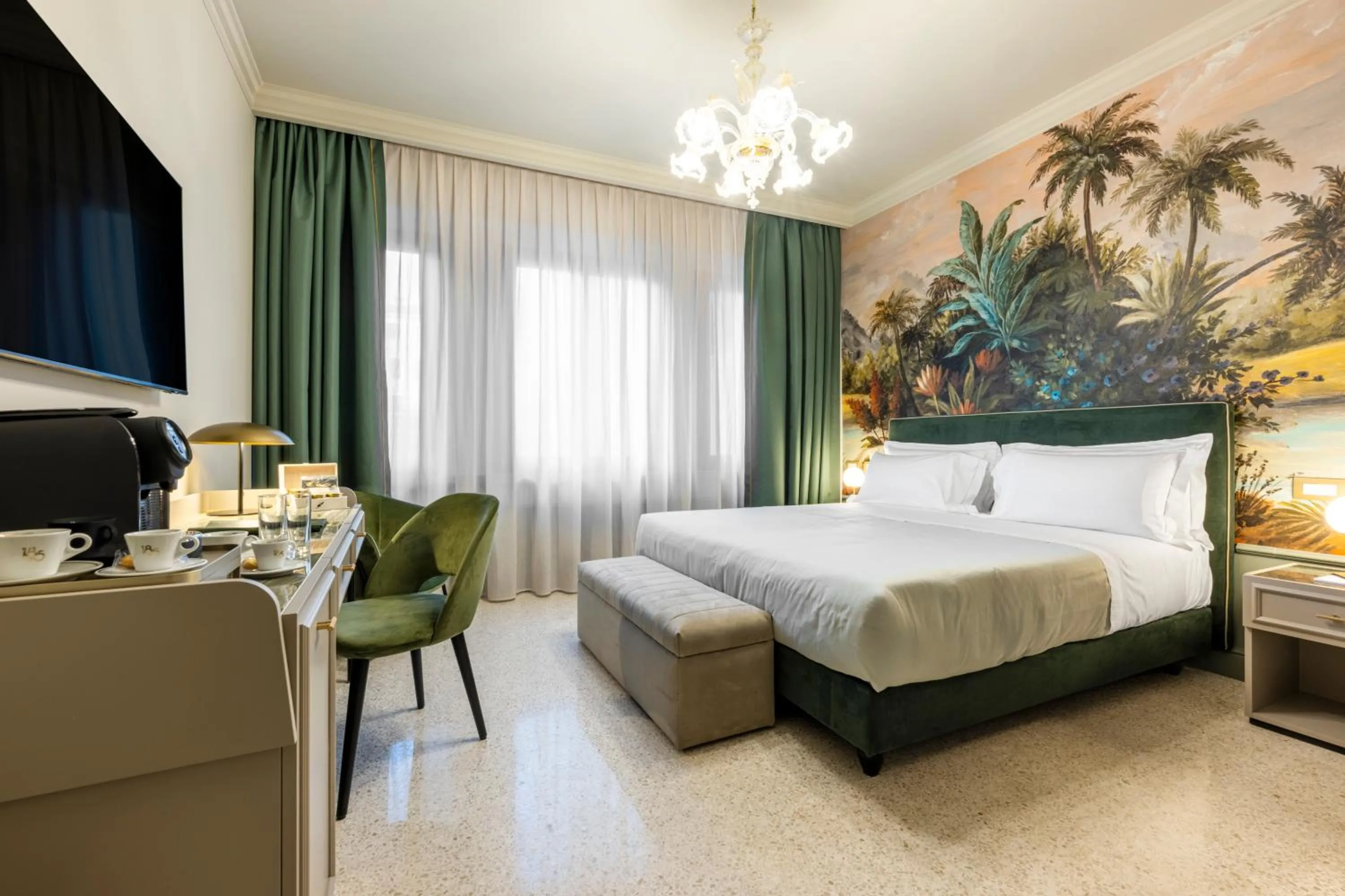 Bed in Hotel Villa Viridia