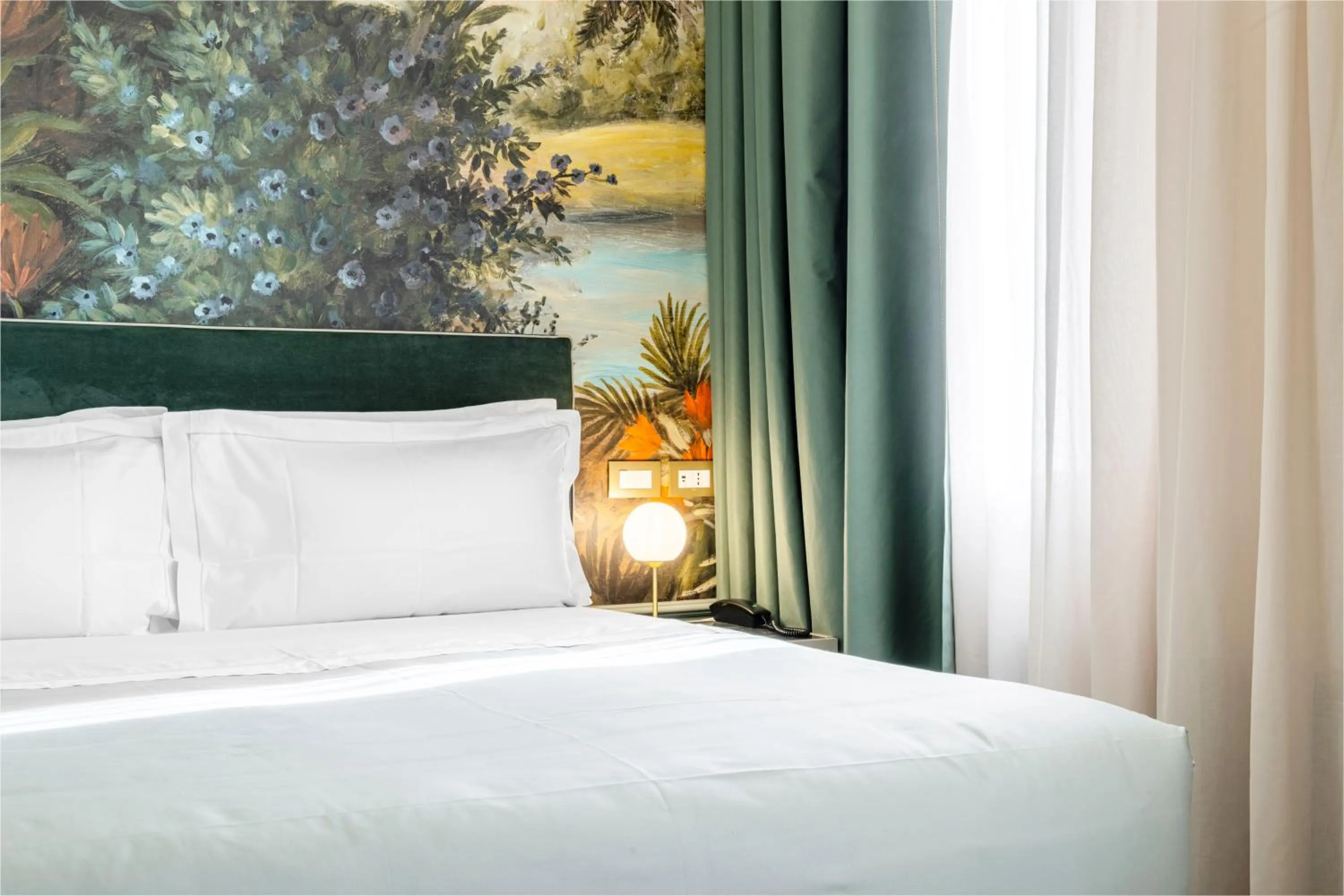 Bed in Hotel Villa Viridia