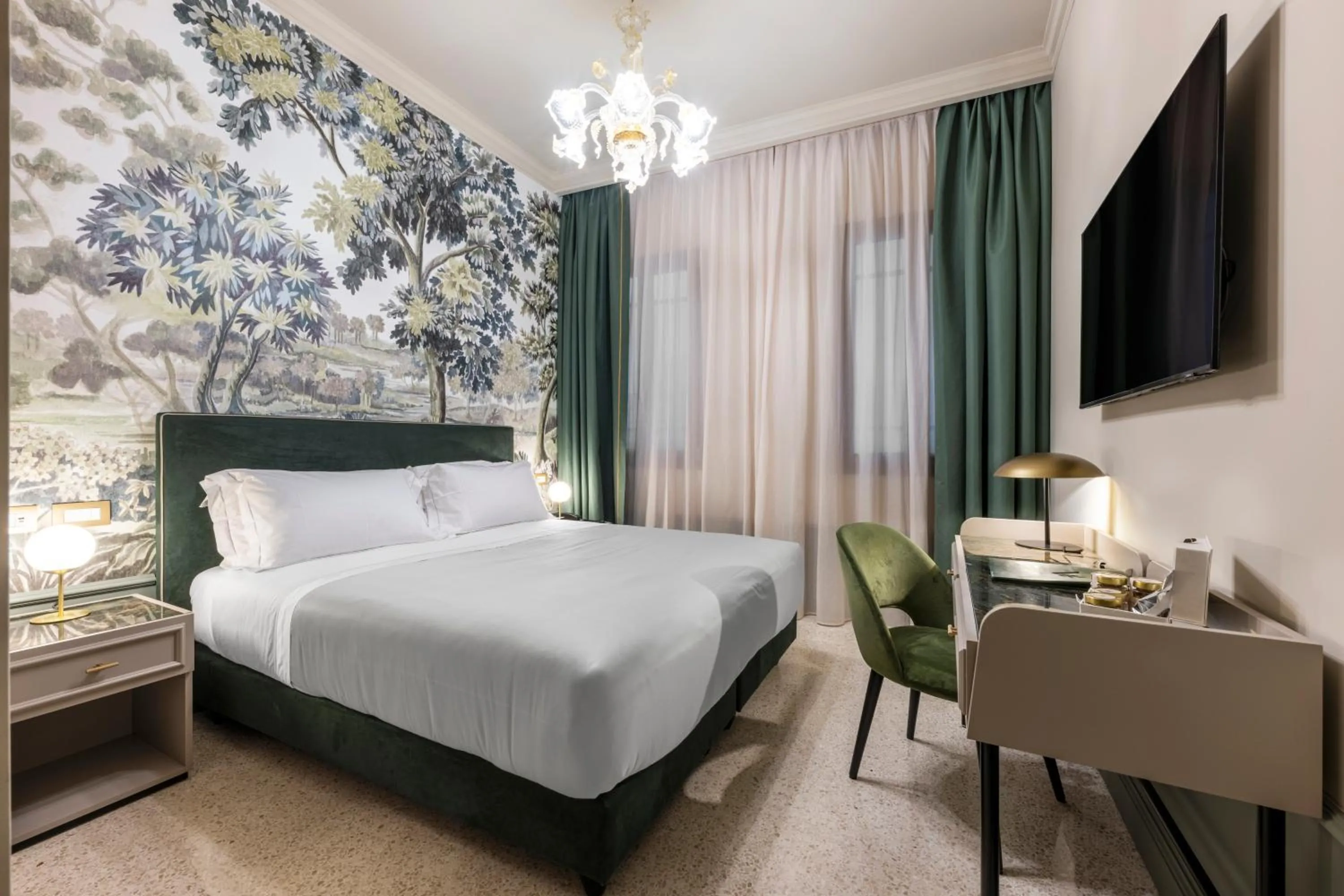 Bed in Hotel Villa Viridia
