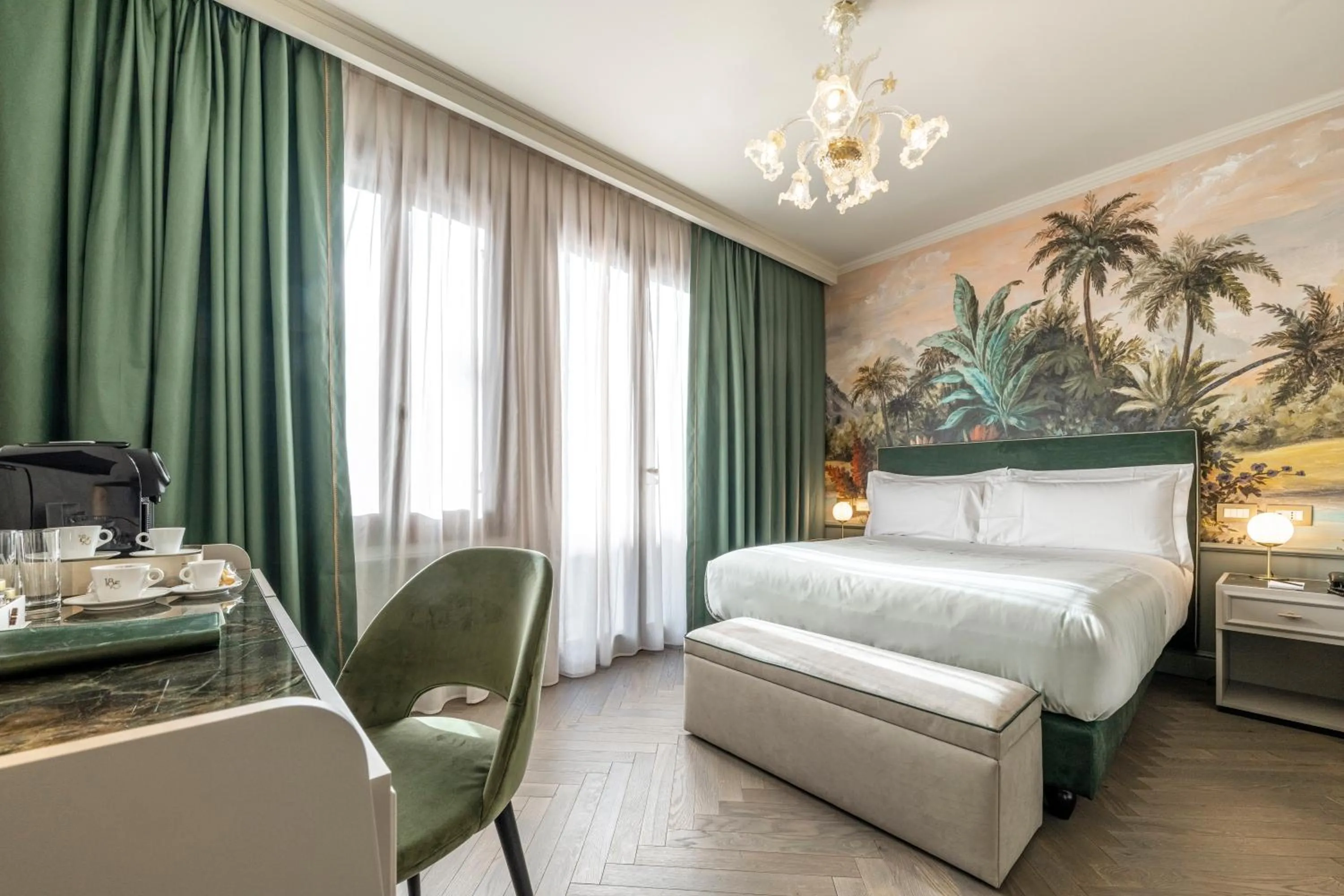 Bed in Hotel Villa Viridia