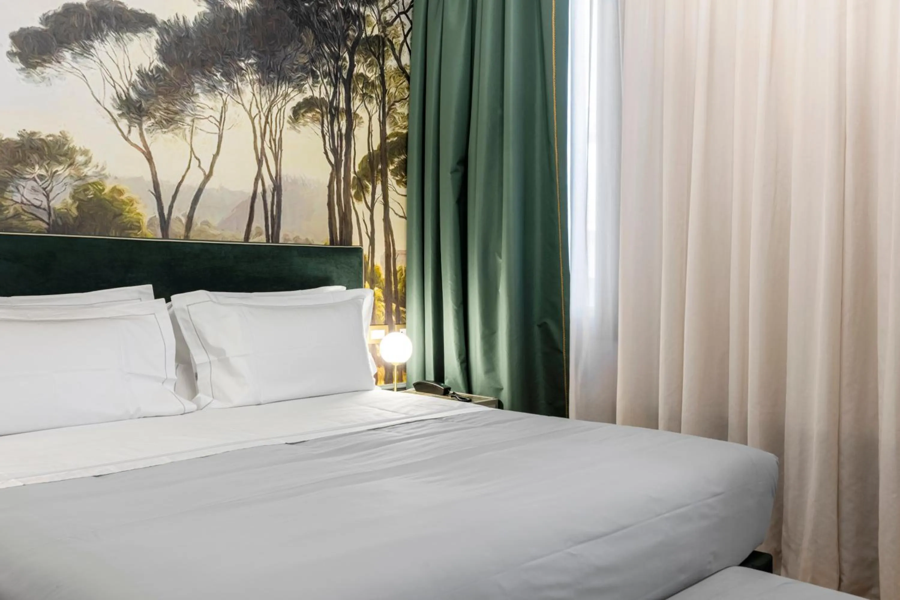 Bed in Hotel Villa Viridia