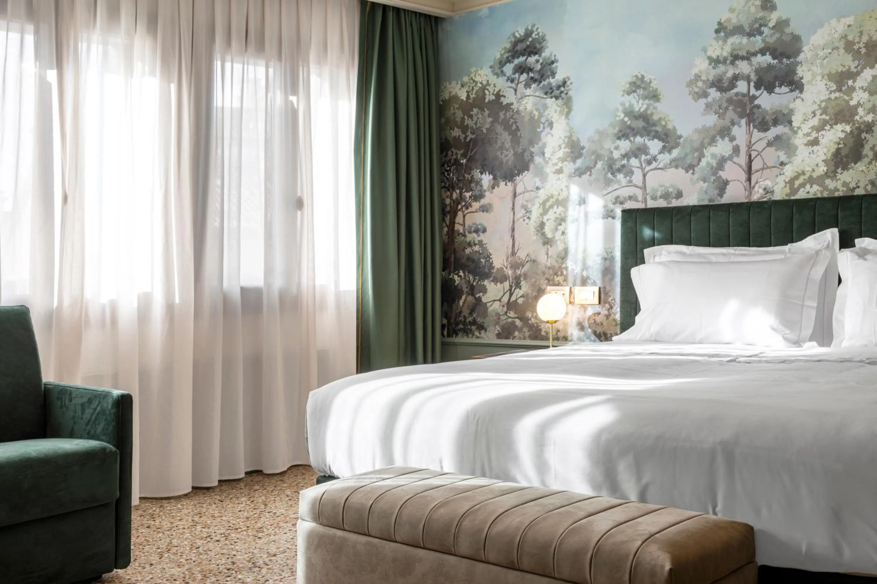 Bed in Hotel Villa Viridia