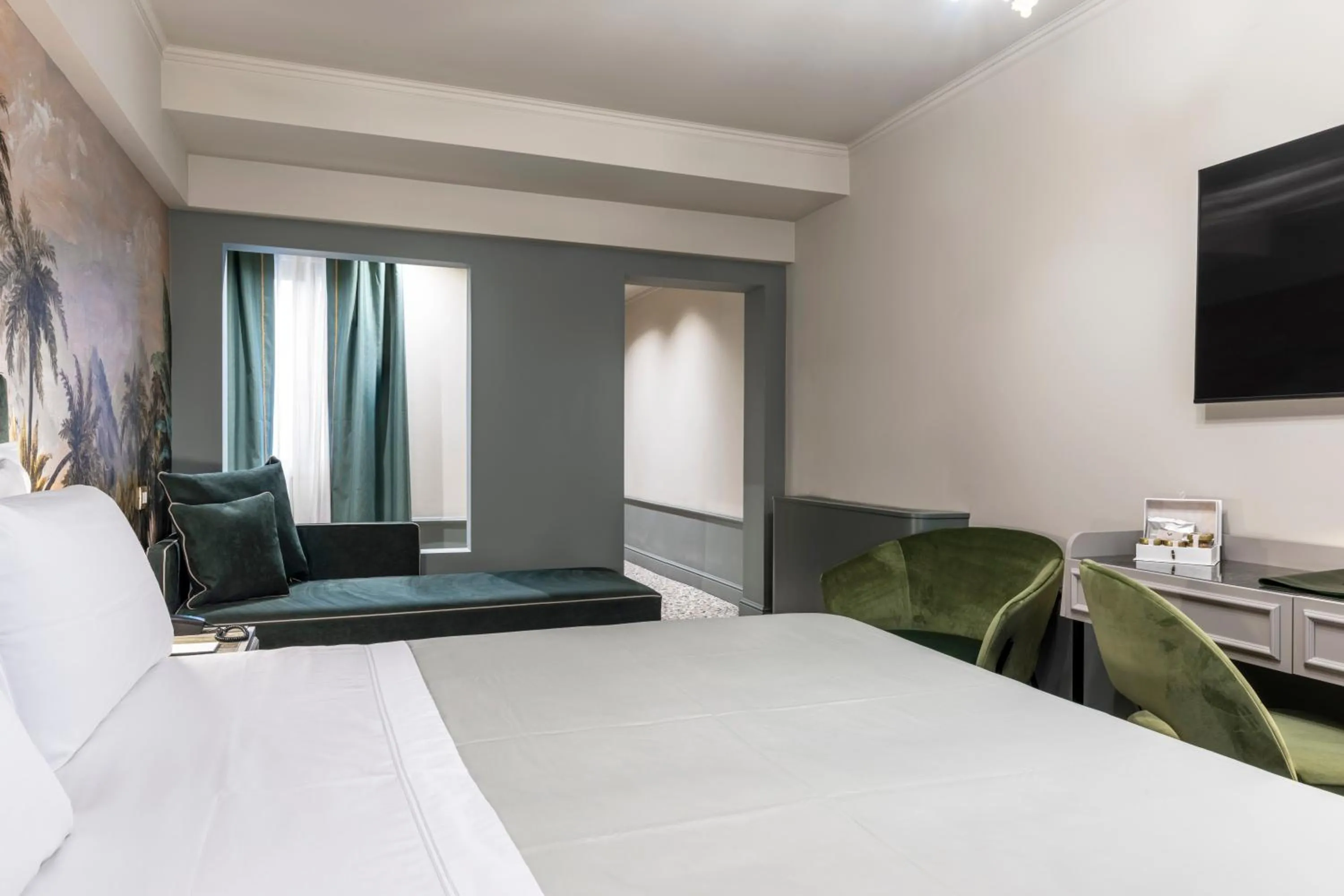 Bed in Hotel Villa Viridia