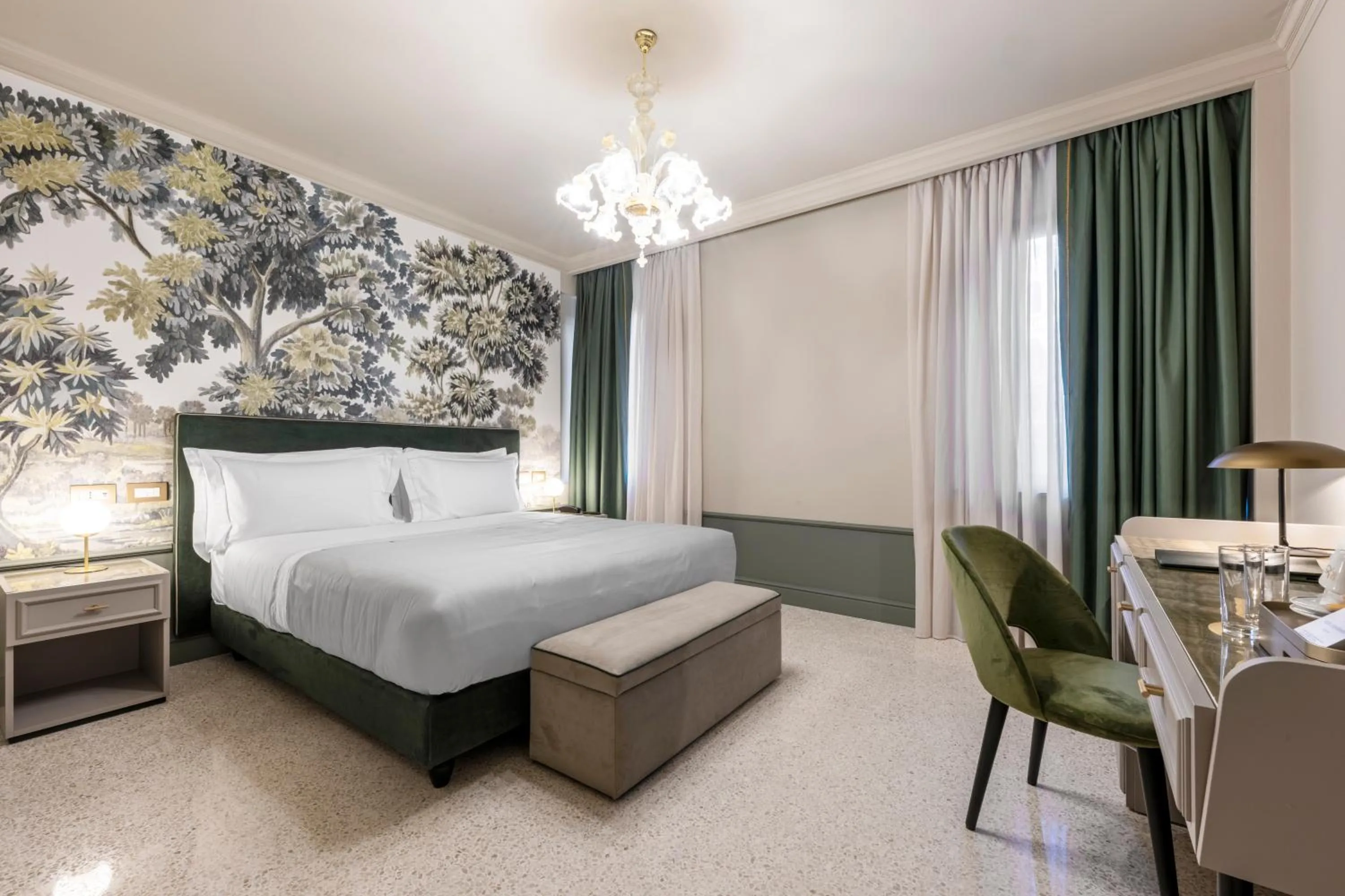 Bed in Hotel Villa Viridia