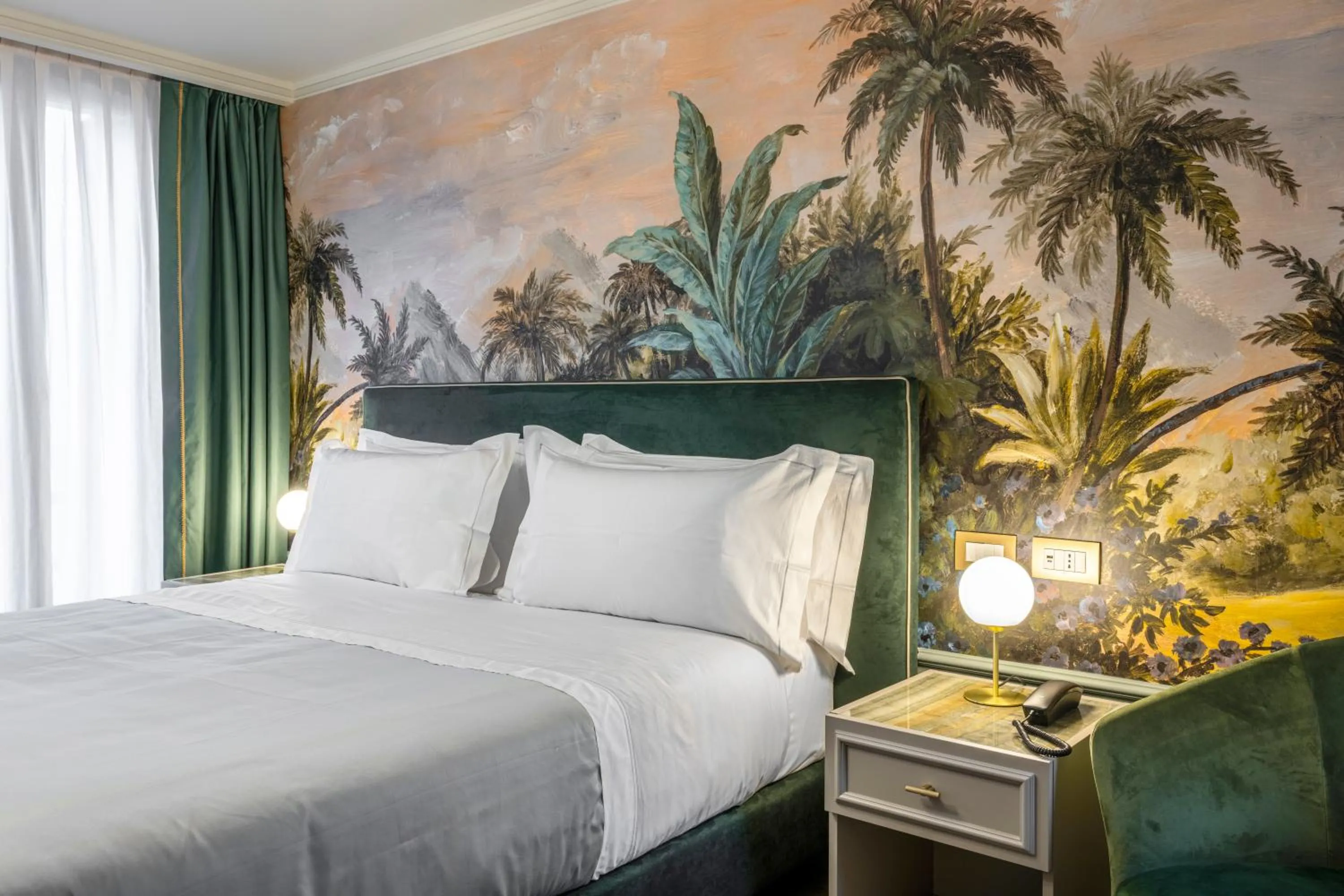 Bed in Hotel Villa Viridia