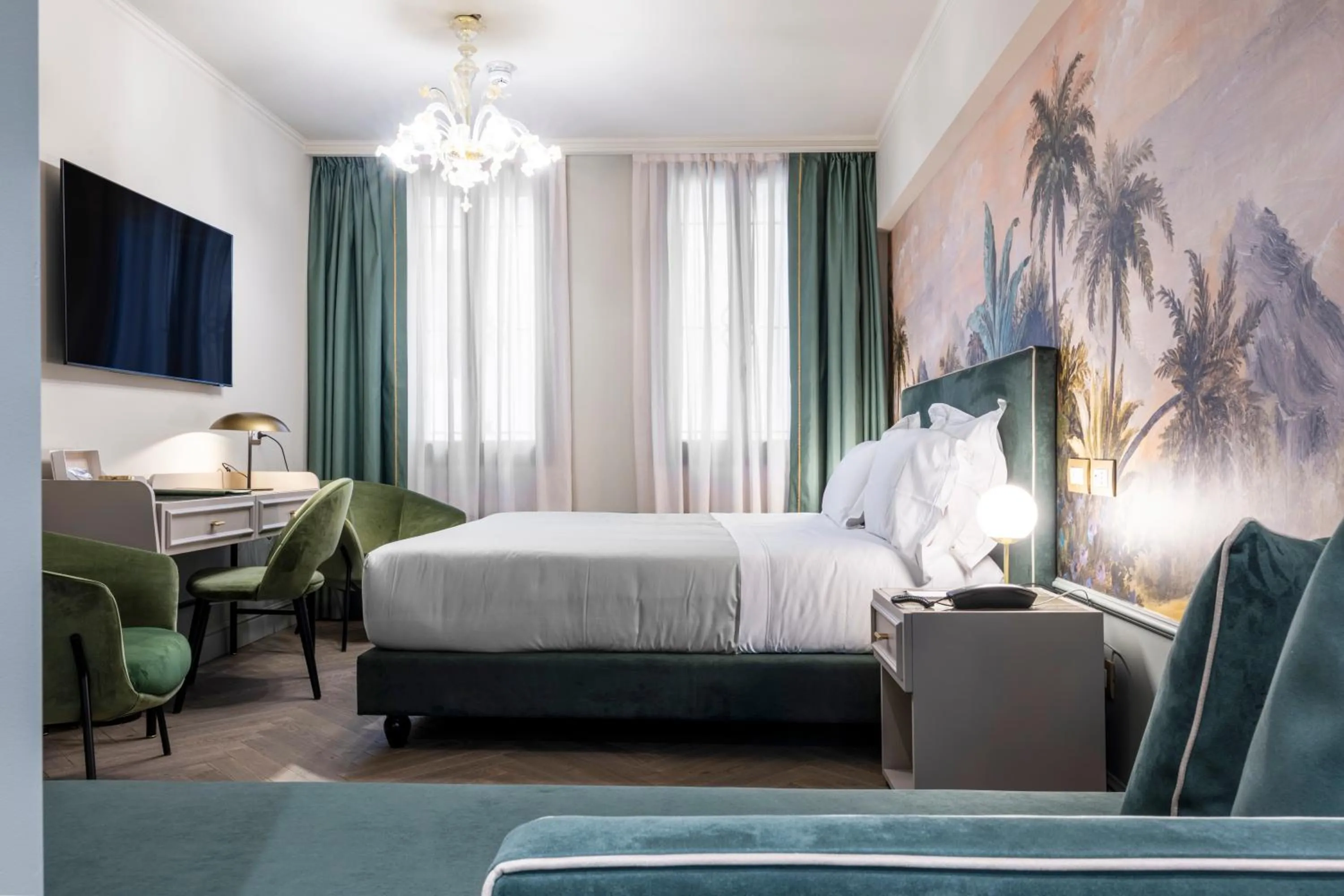 Bed in Hotel Villa Viridia