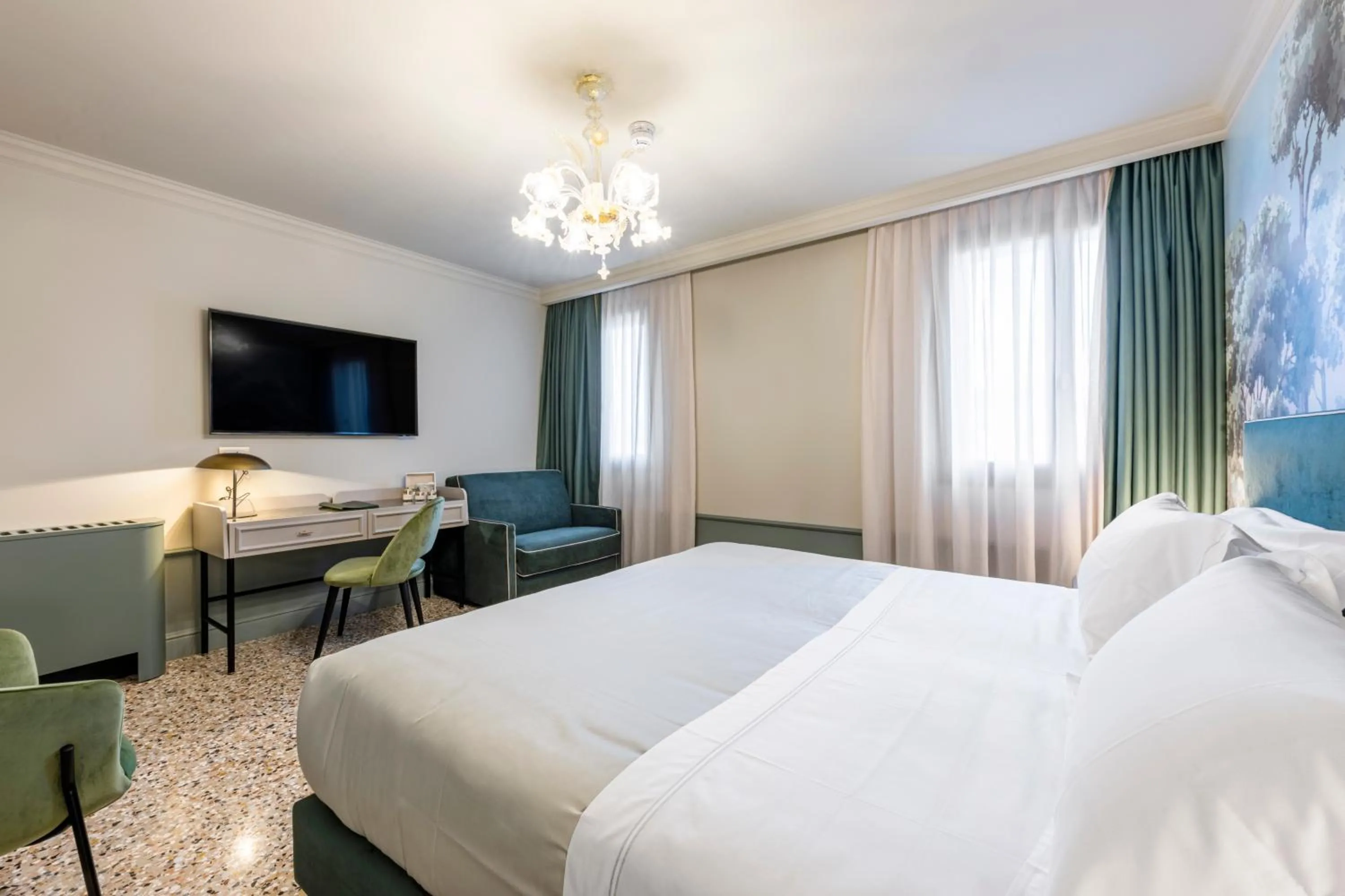 Bed in Hotel Villa Viridia