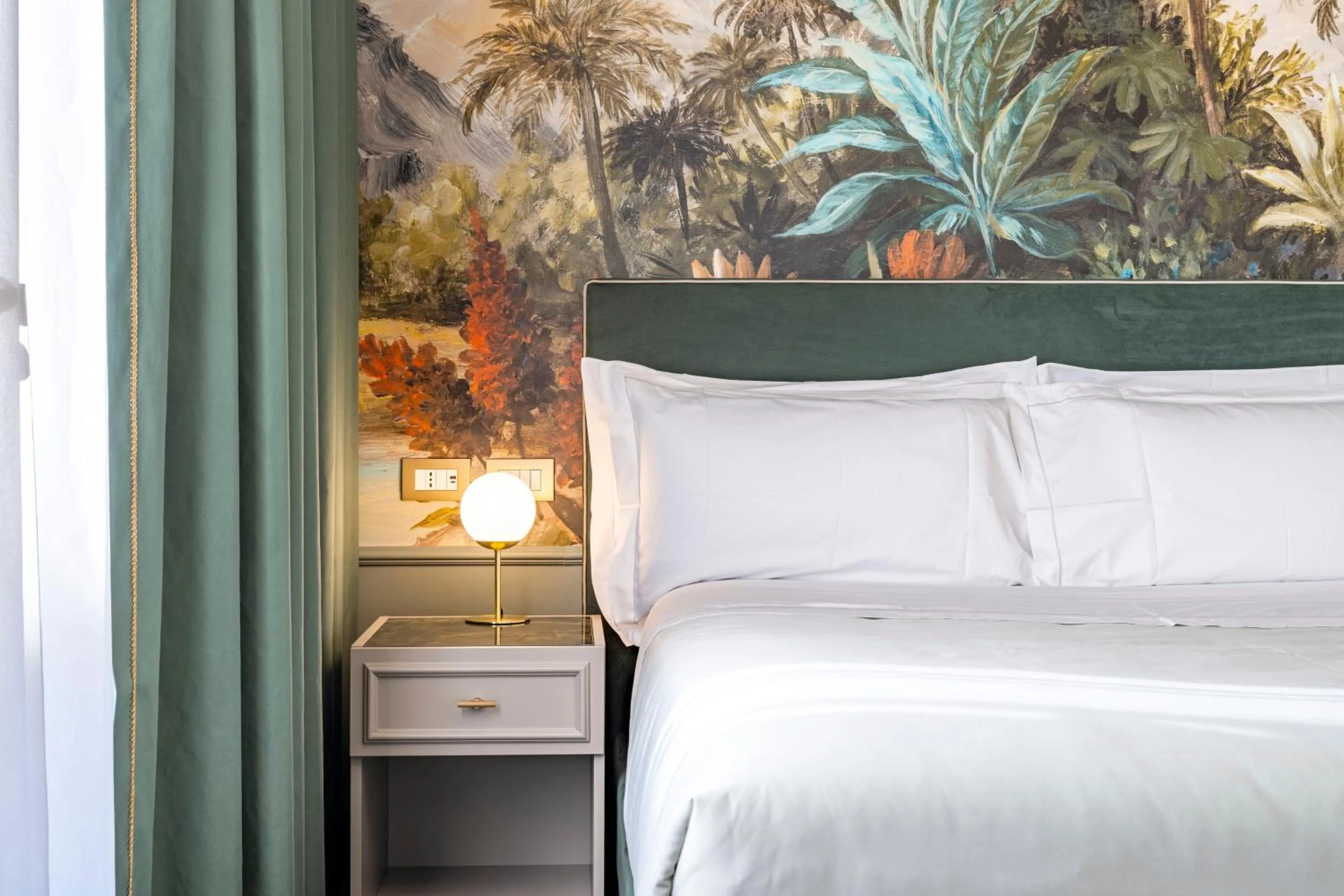 Bed in Hotel Villa Viridia