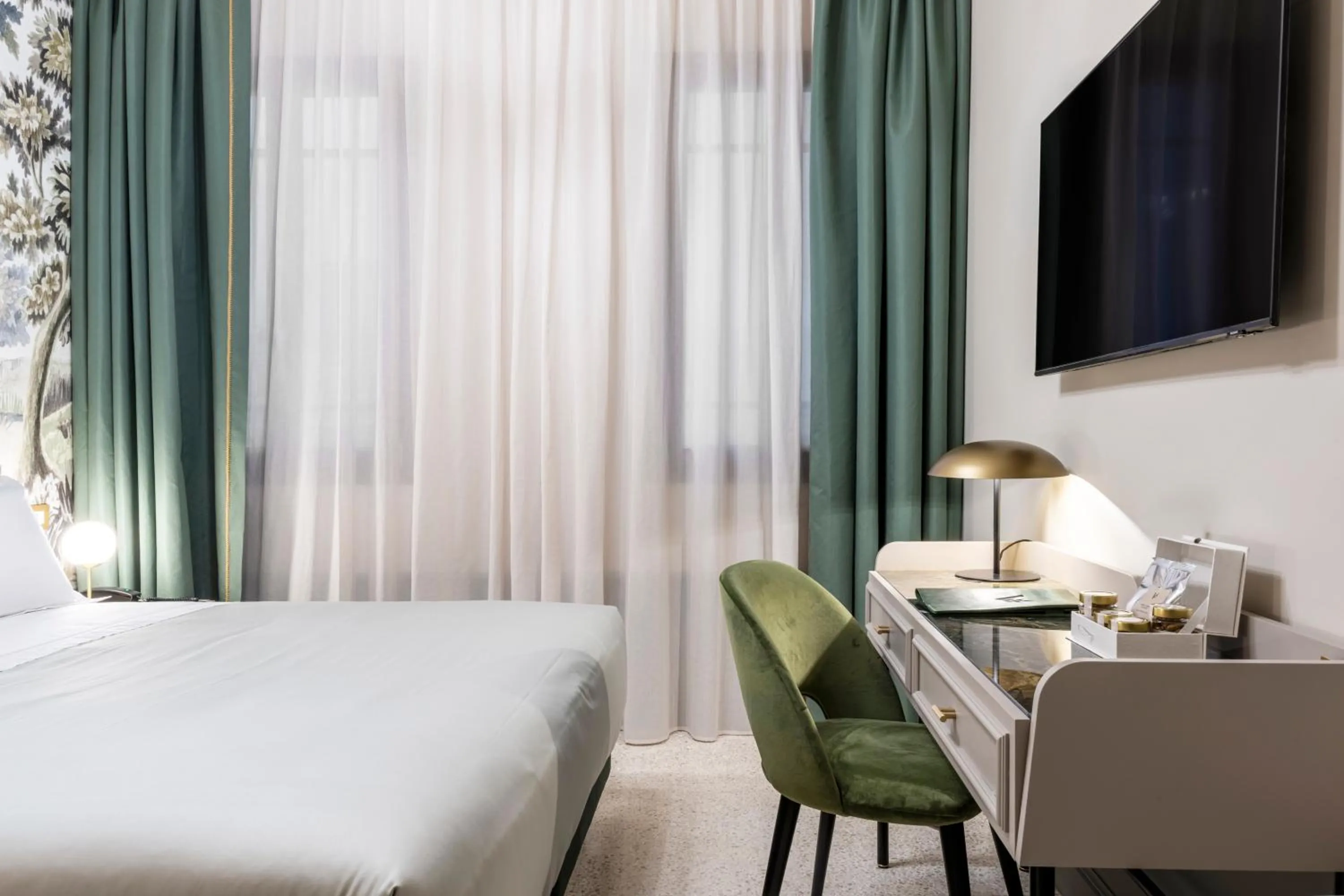 Bed in Hotel Villa Viridia
