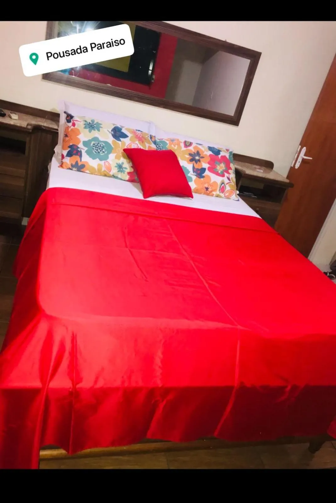 View (from property/room), Bed in Quartos Em Casa In Caxias da Paraíso