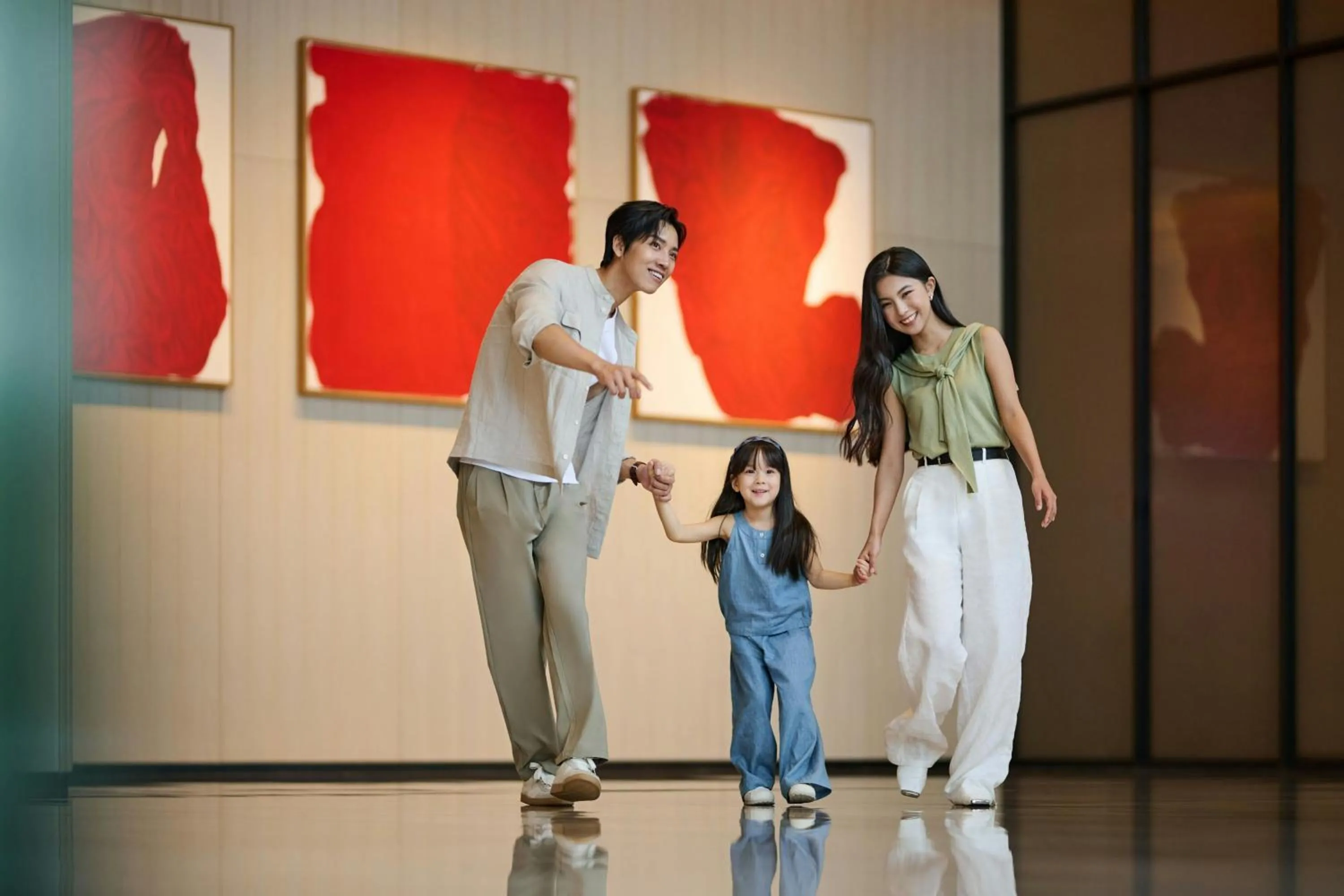 Lobby or reception in Suzhou Marriott Hotel Yangcheng Lake