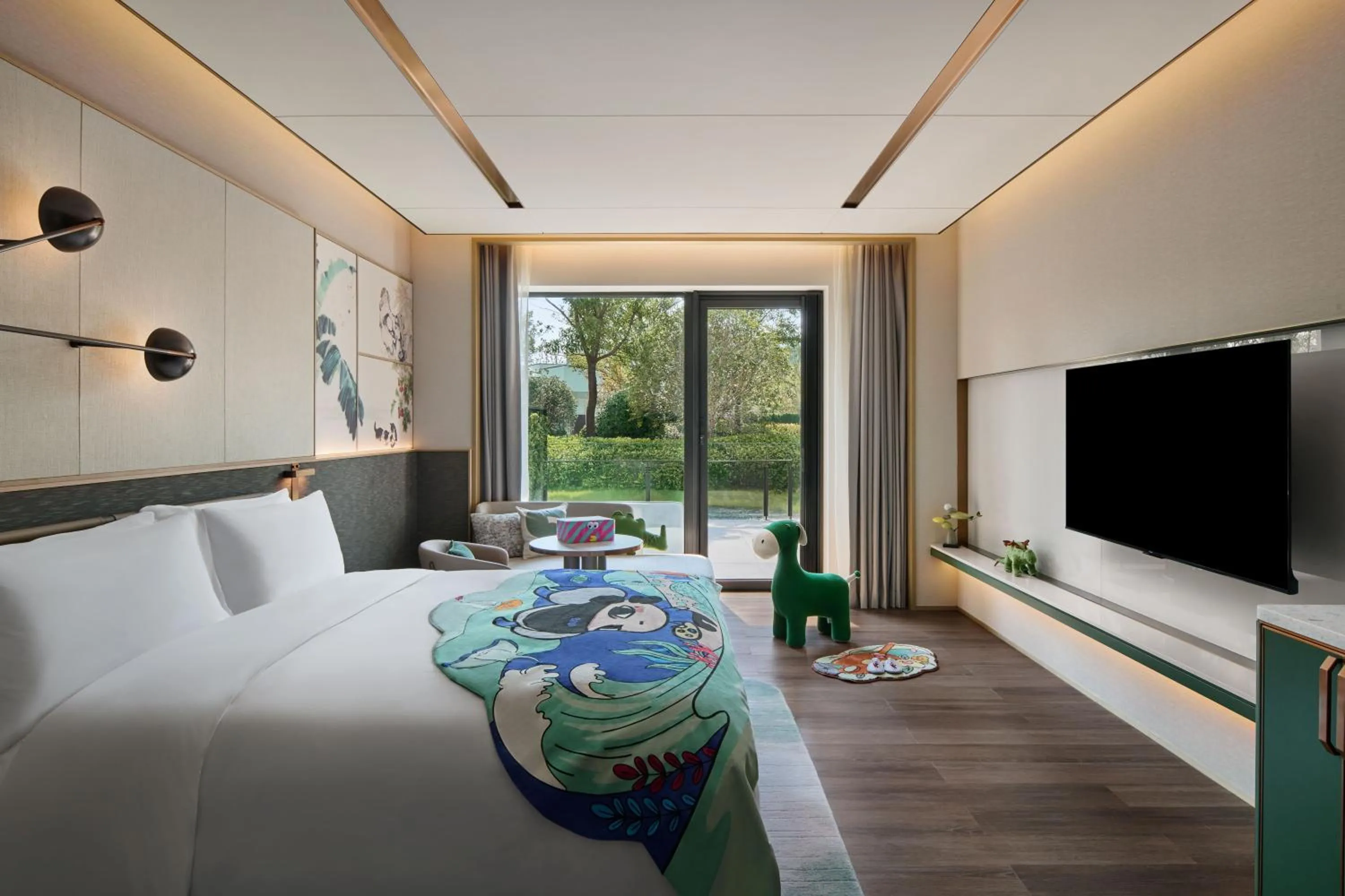 Photo of the whole room in Suzhou Marriott Hotel Yangcheng Lake