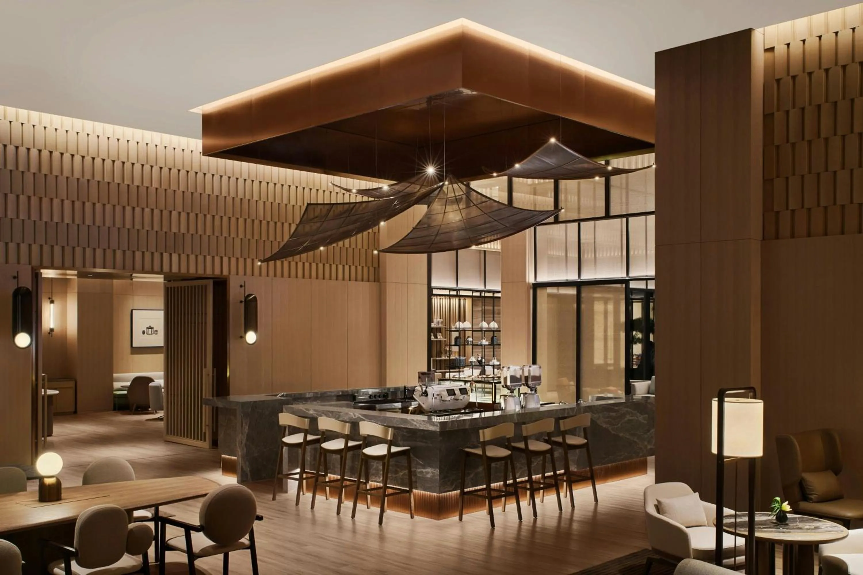 Restaurant/places to eat in Suzhou Marriott Hotel Yangcheng Lake