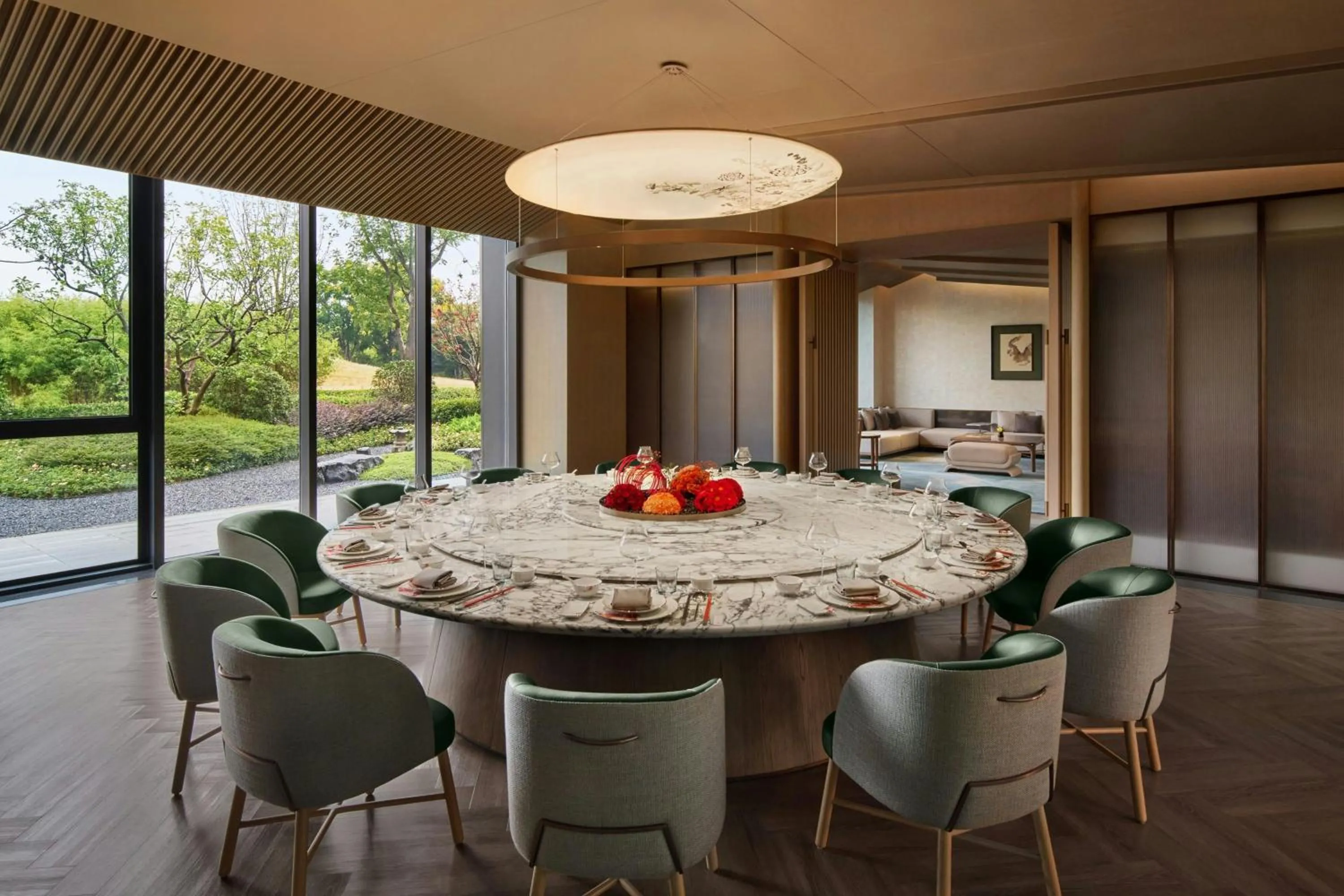 Restaurant/places to eat in Suzhou Marriott Hotel Yangcheng Lake