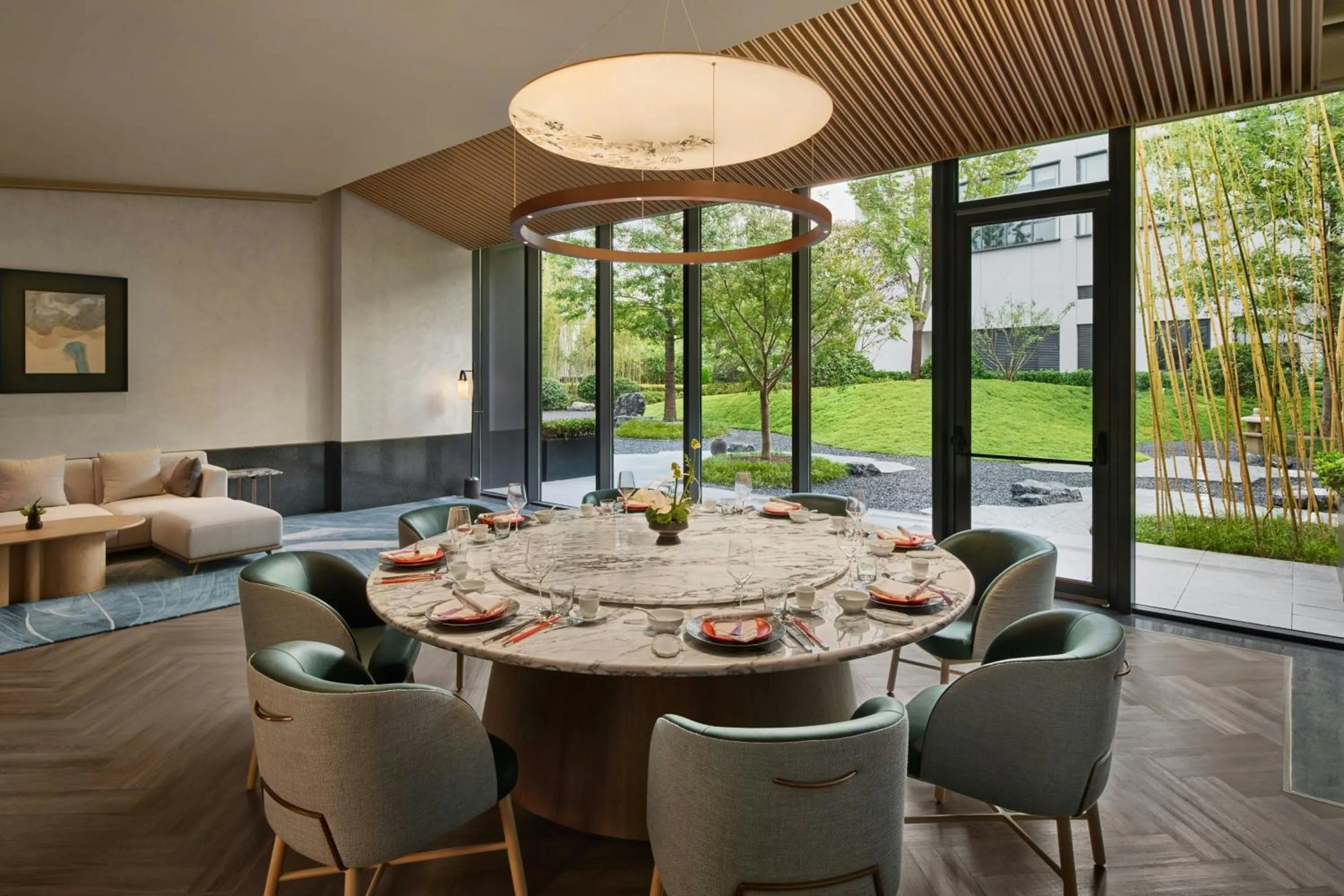 Restaurant/places to eat in Suzhou Marriott Hotel Yangcheng Lake