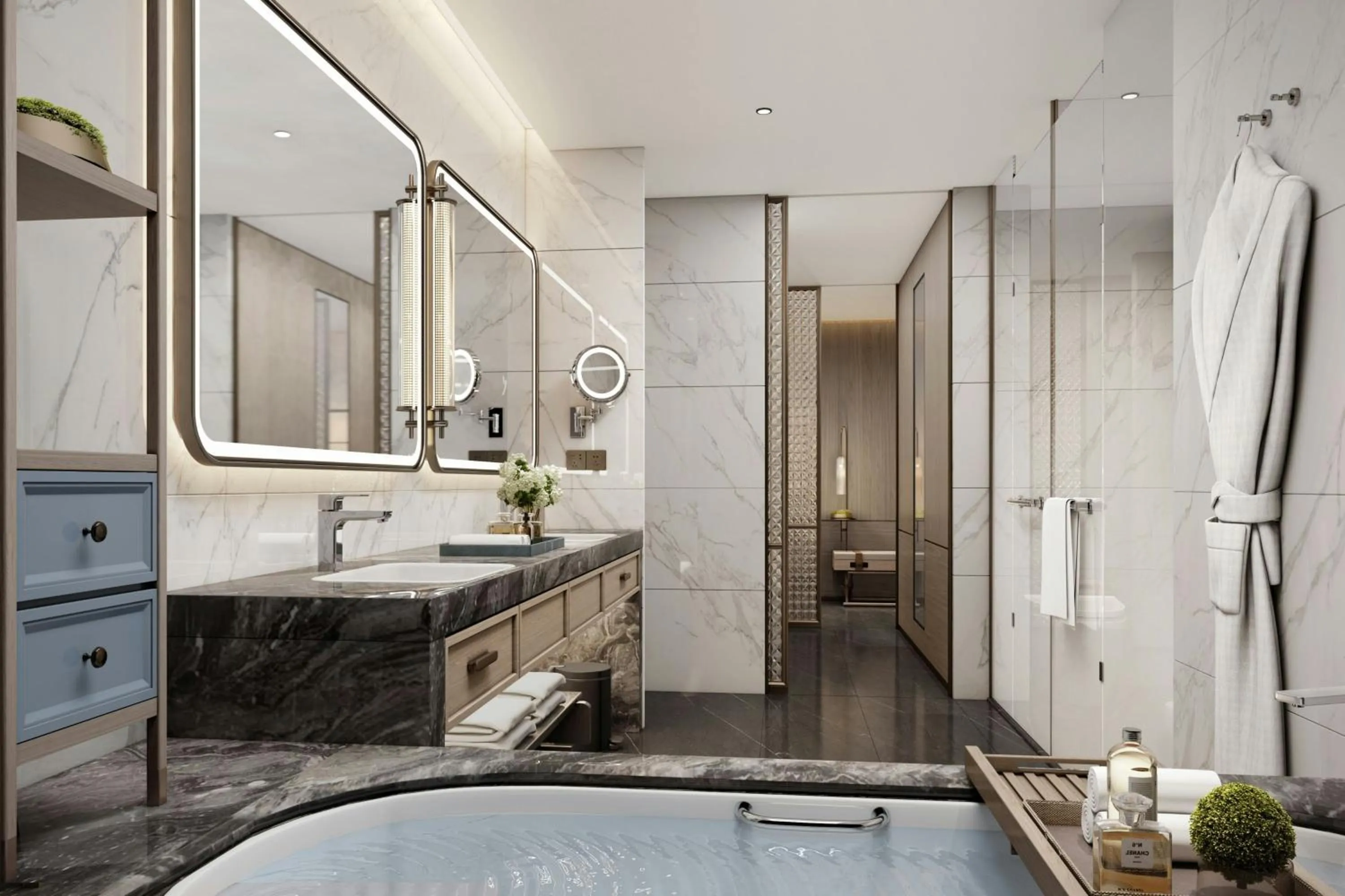 Bathroom in Xi'an Marriott Hotel High-Tech Zone