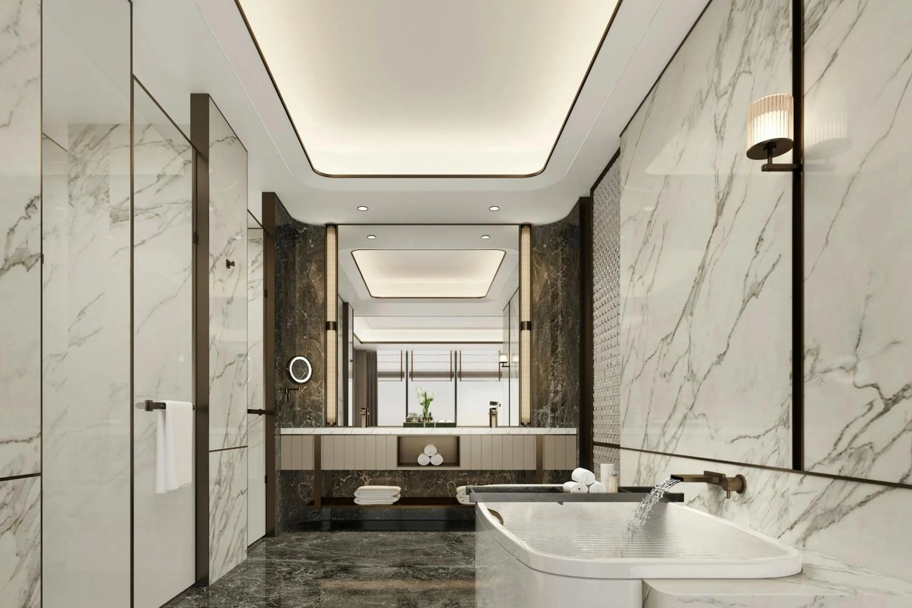 Bathroom in Xi'an Marriott Hotel High-Tech Zone