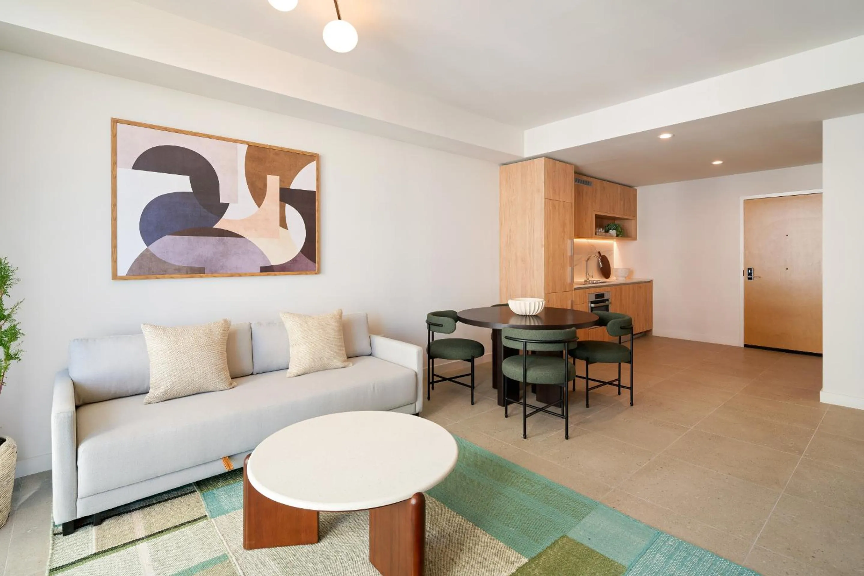 Living room in The Crosby Miami Worldcenter