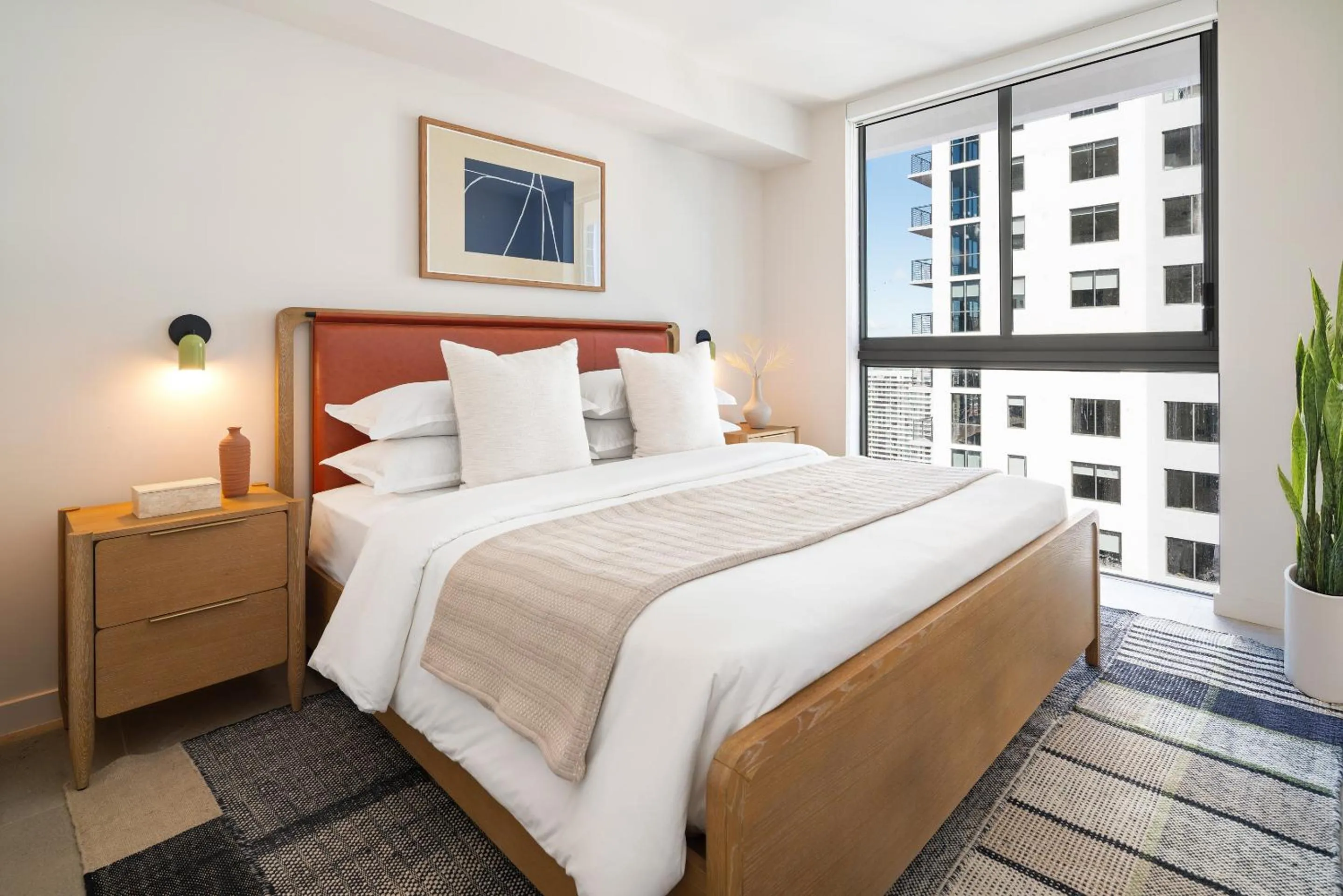 Bed in The Crosby Miami Worldcenter