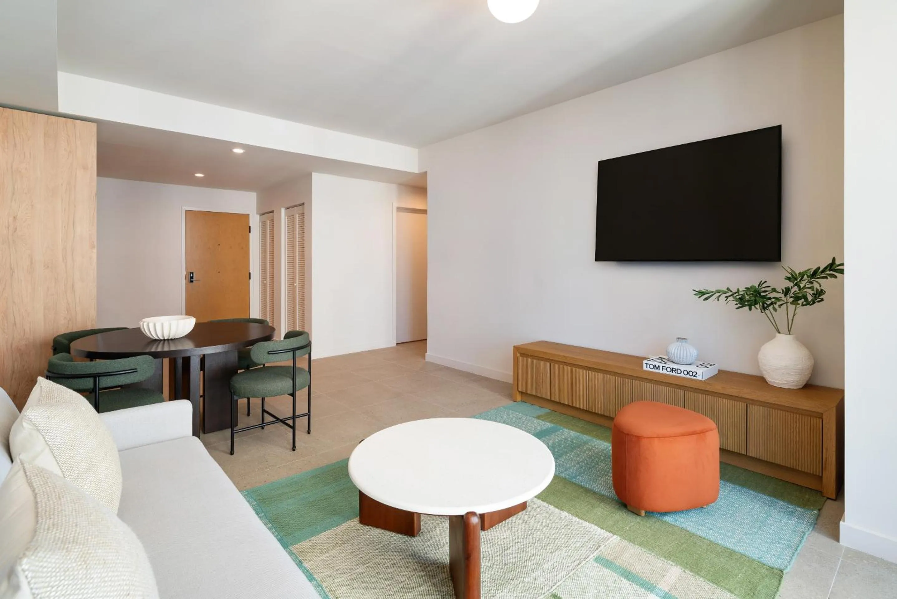 Living room in The Crosby Miami Worldcenter