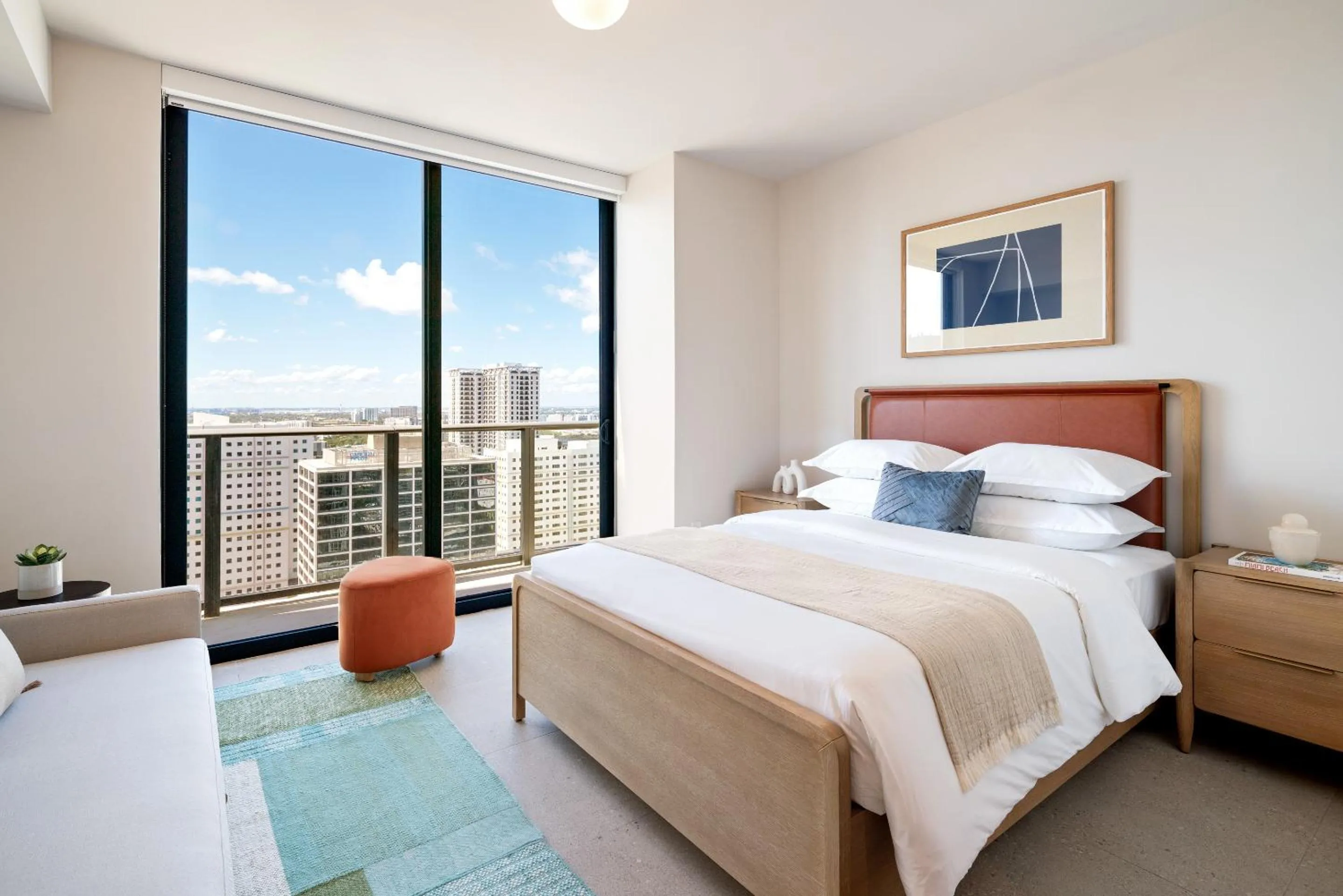 Bed in The Crosby Miami Worldcenter