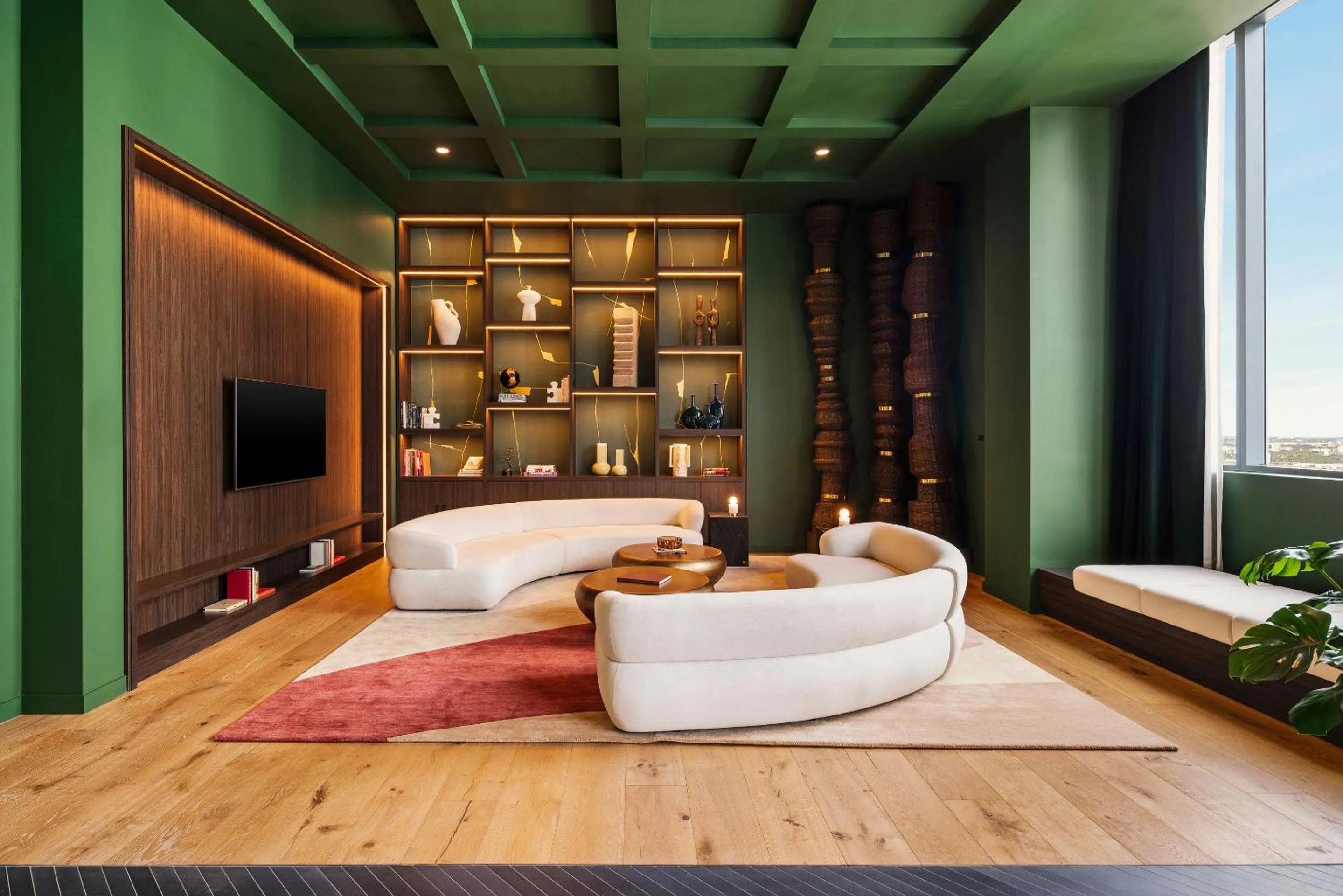 Seating area in The Crosby Miami Worldcenter