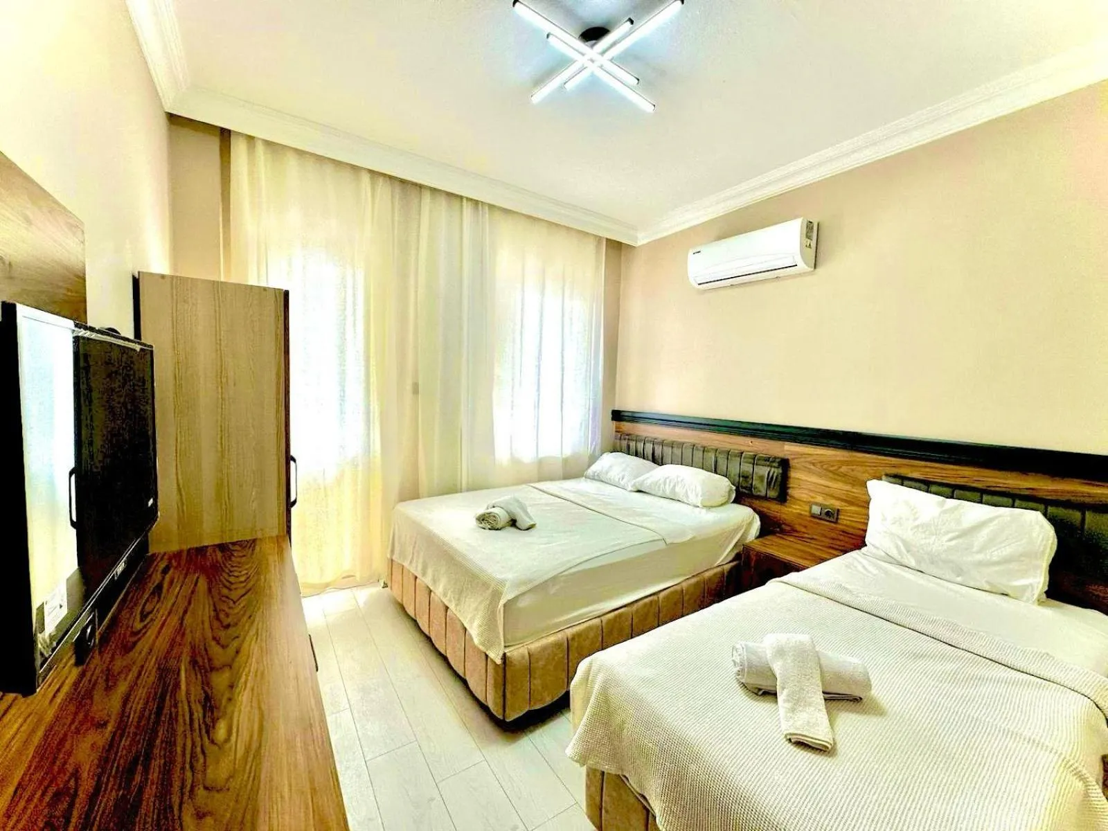 Bed in Grand Lavin Hotel