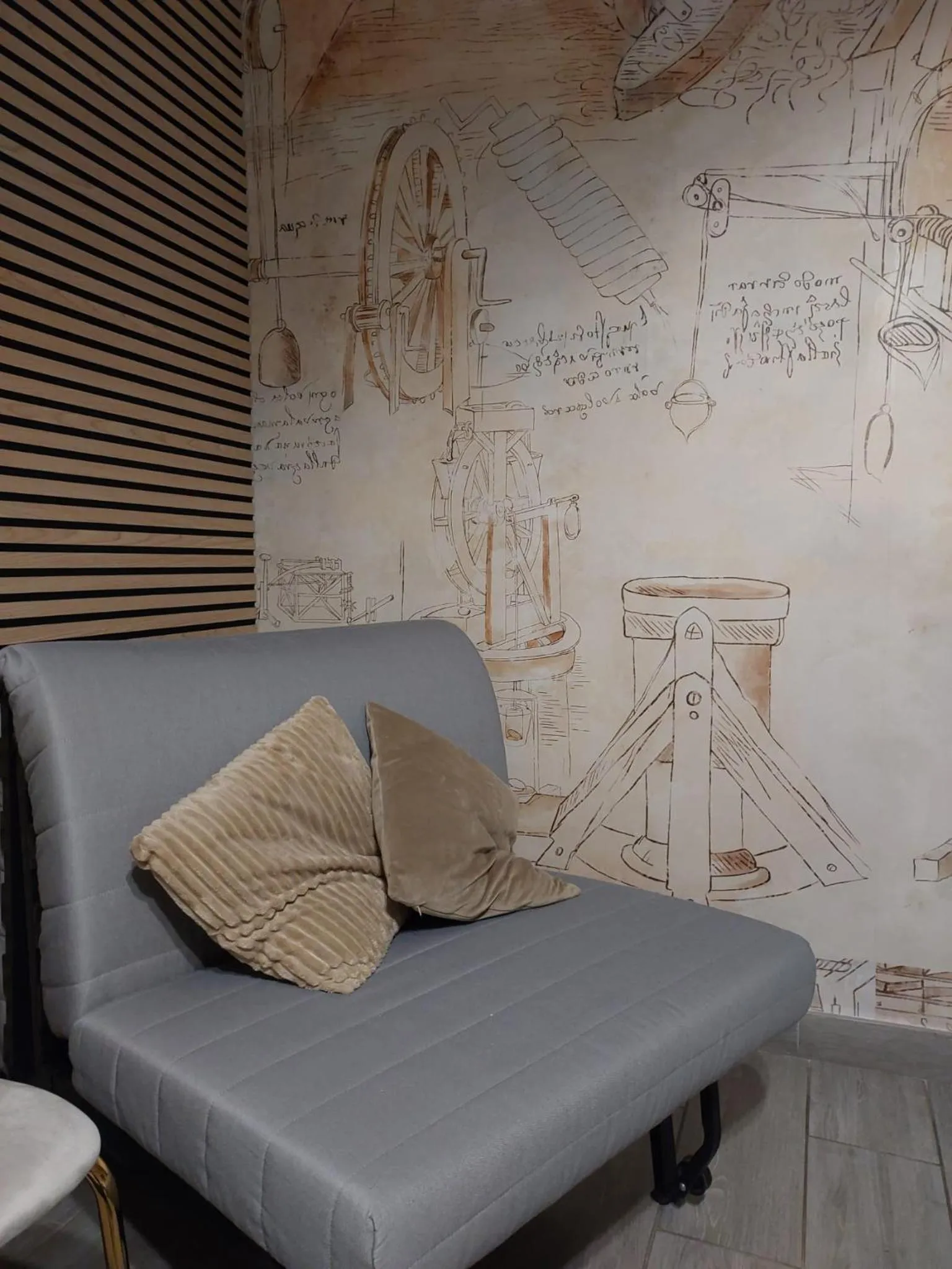 Decorative detail in Etruska Porta Pia Guesthouse