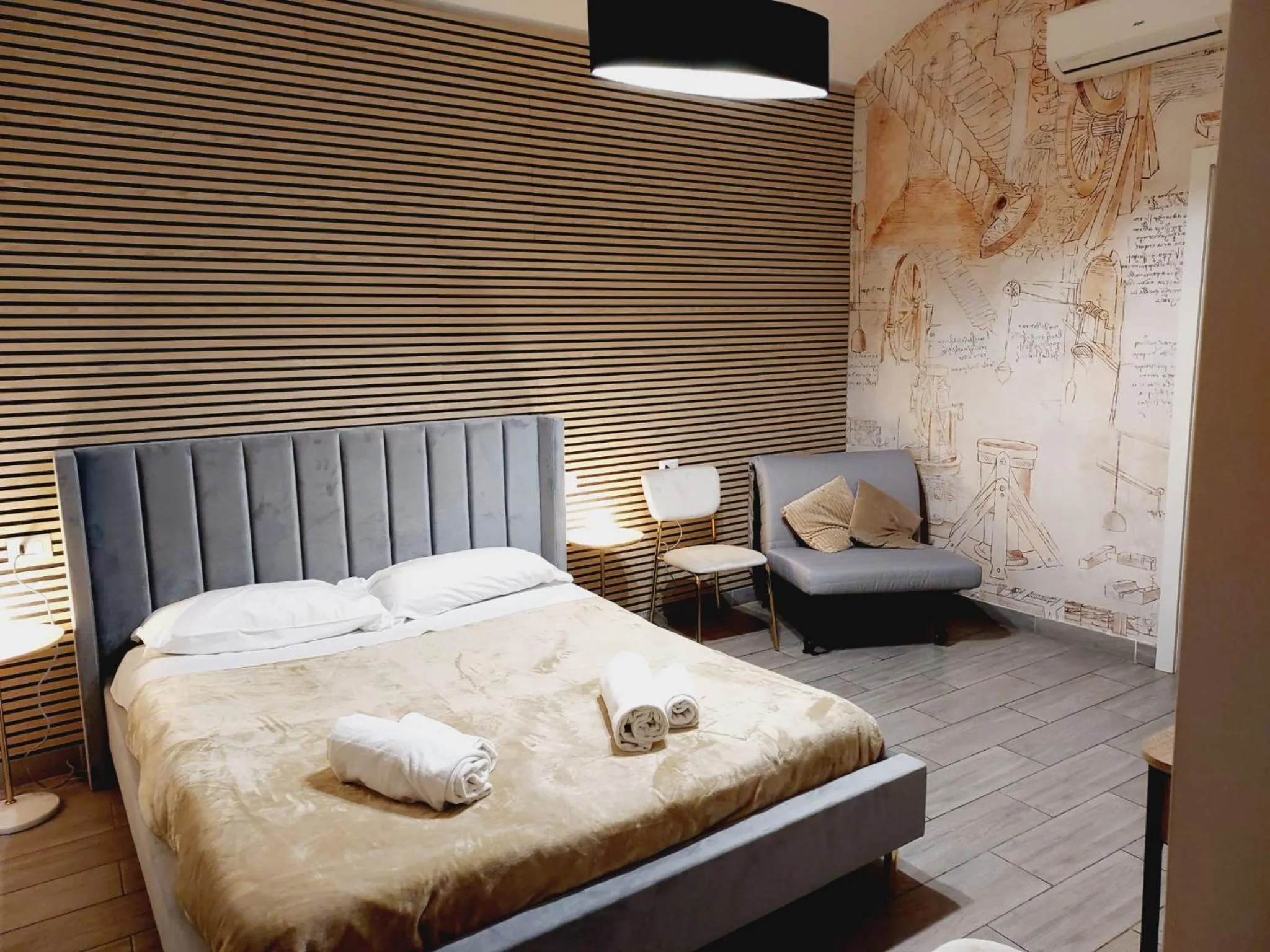 Bed in Etruska Porta Pia Guesthouse