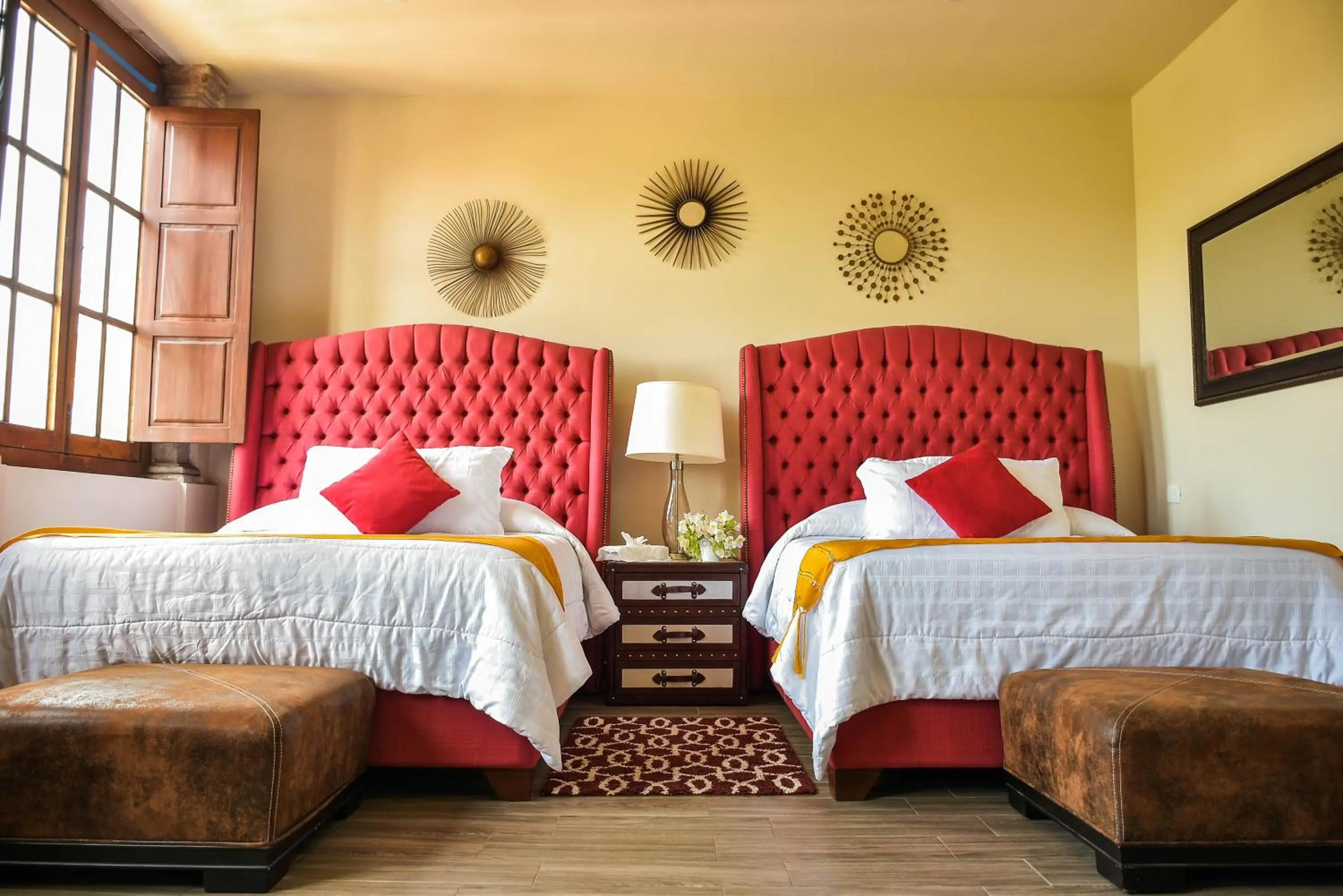 Bedroom, Bed in Hotel Boutique Casa del Jardín Aguascalientes